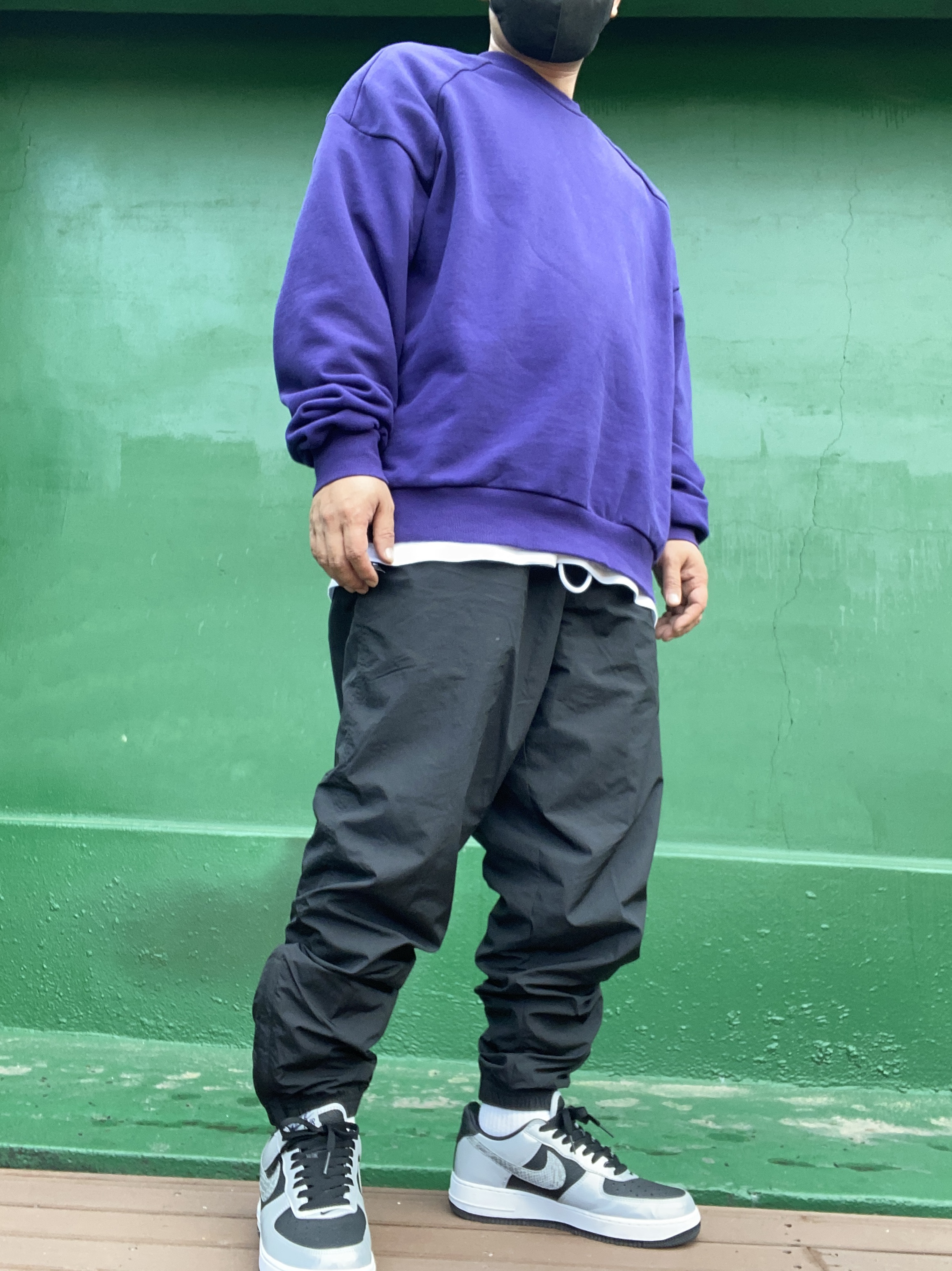 Nike M NRG Solo Swoosh Track Pants Black - Asia, Nike Air Force 1 B Silver Snake 착용 스타일 - 2