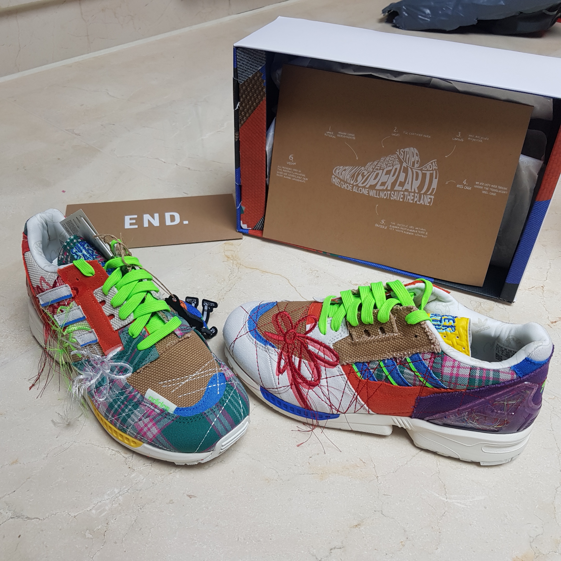 Adidas x Sean Wotherspoon ZX 8000 Superearth 착용 스타일 - 4