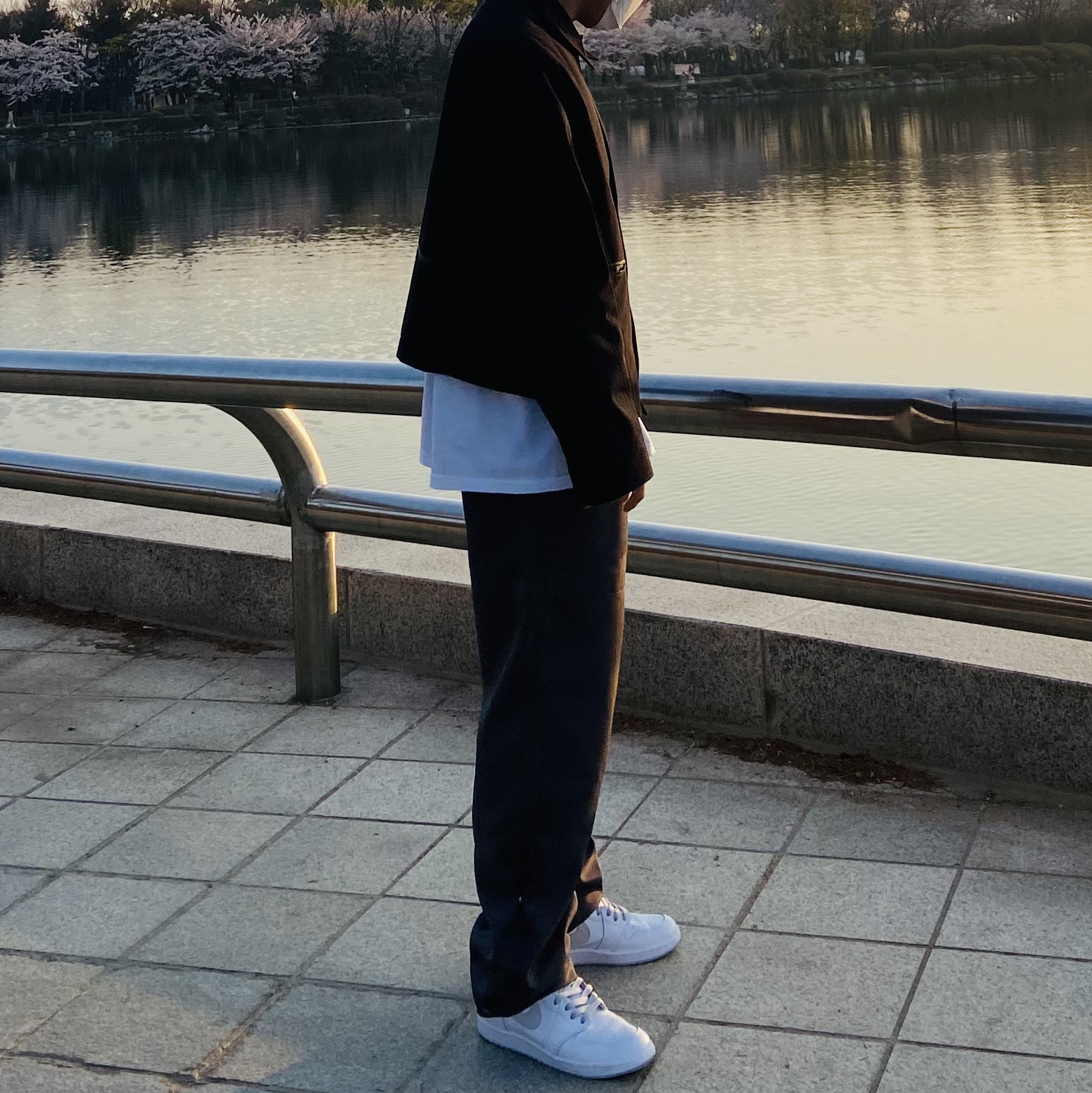 Jordan 1 High 85 Neutral Grey 착용 스타일 - 1