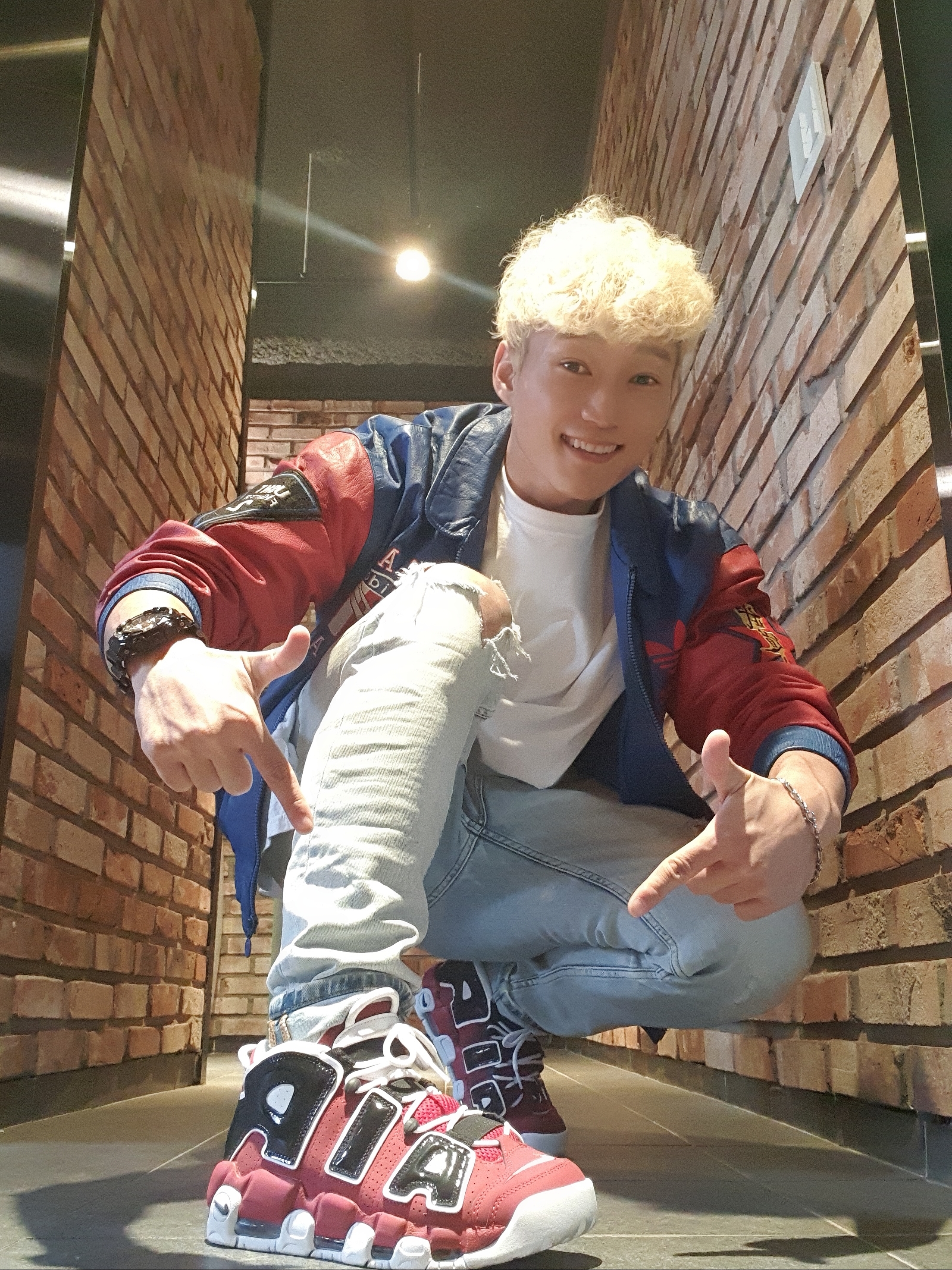 Nike Air More Uptempo 96 Bulls 2021 착용 스타일 - 2