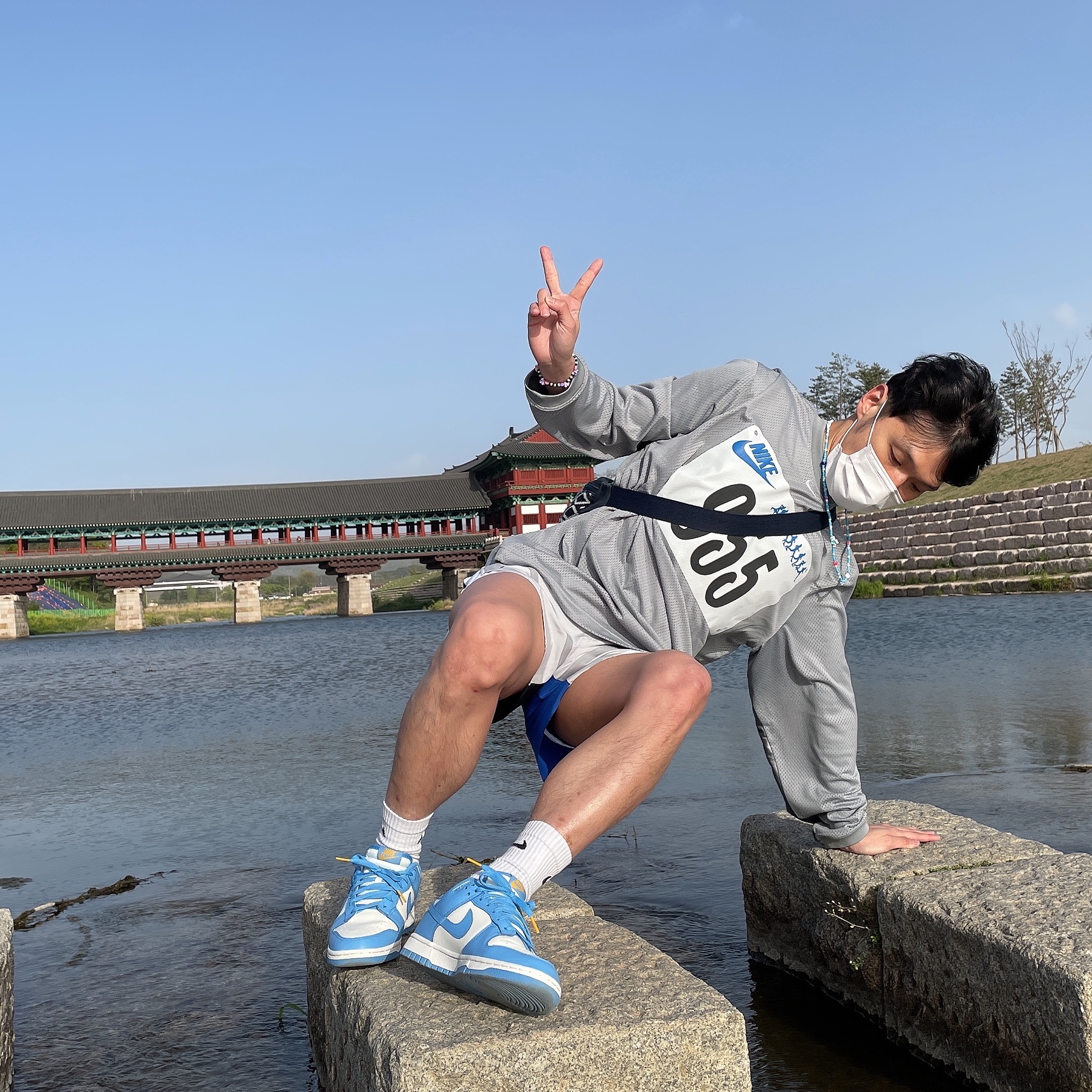 Nike x Cactus Plant Flea Market L/S Jersey Grey - Asia, (W) Nike Dunk Low Coast 착용 스타일