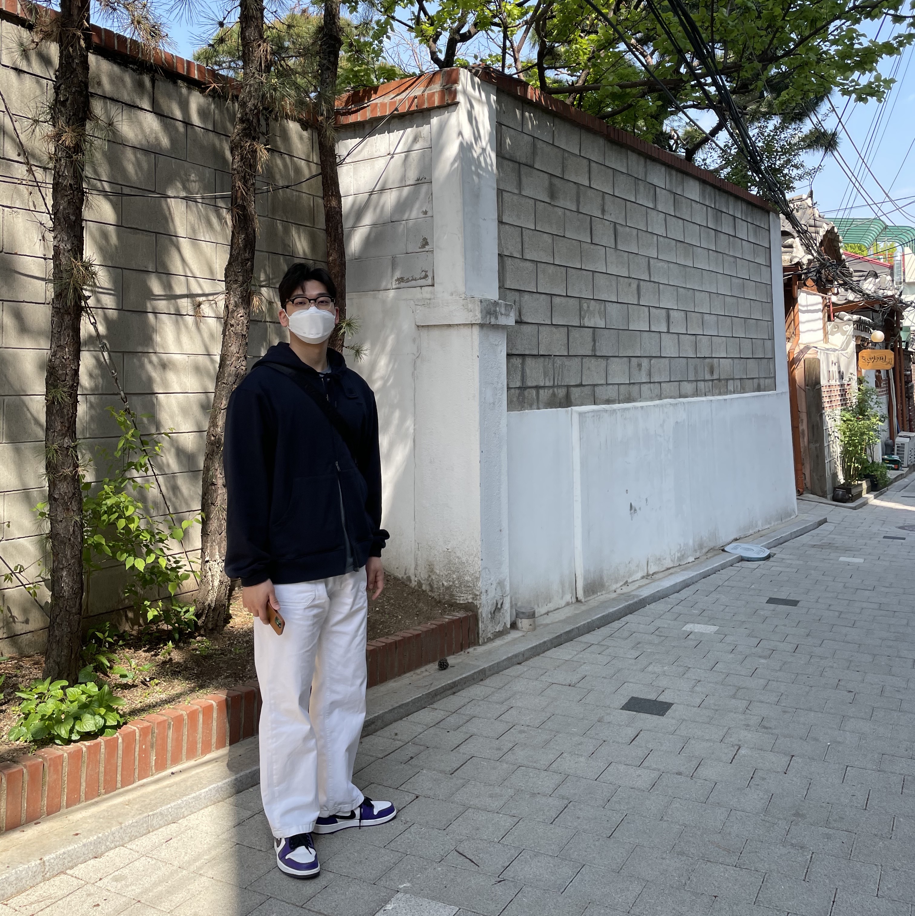 Jordan 1 Low Court Purple 2020 착용 스타일 - 1