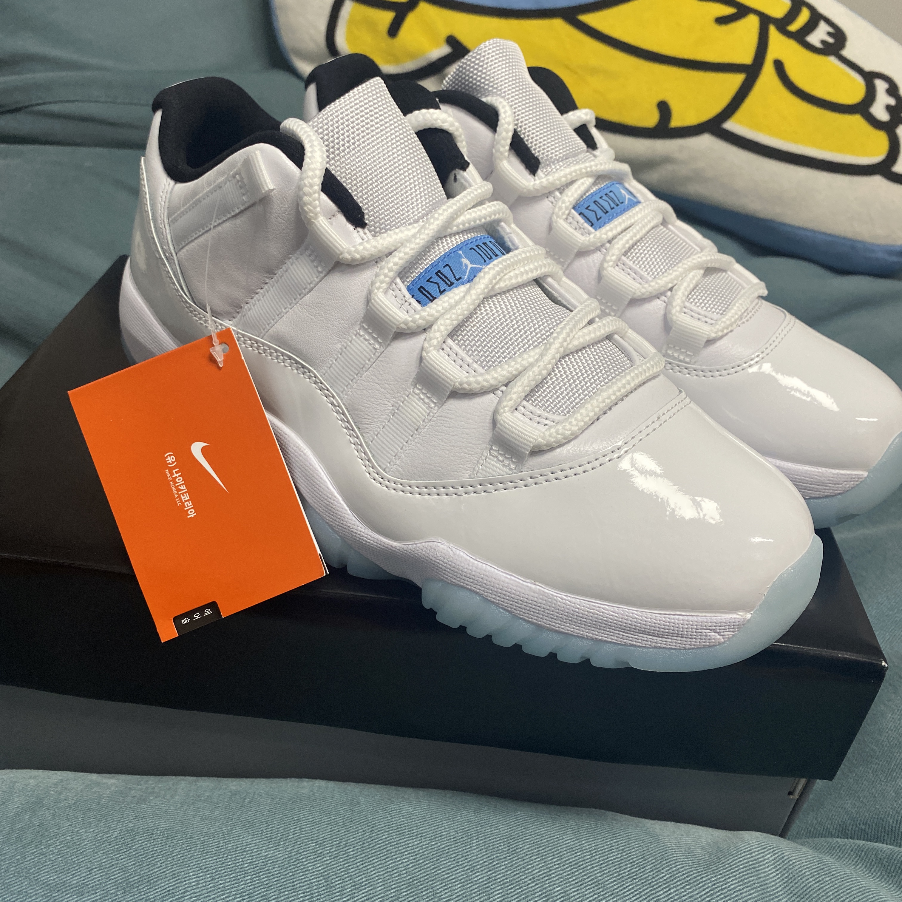 Jordan 11 Retro Low Legend Blue 착용 스타일