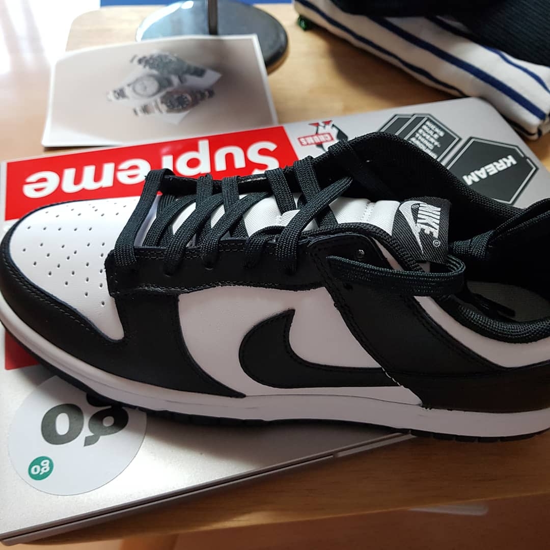 Nike Dunk Low Retro Black 착용 스타일 - 2