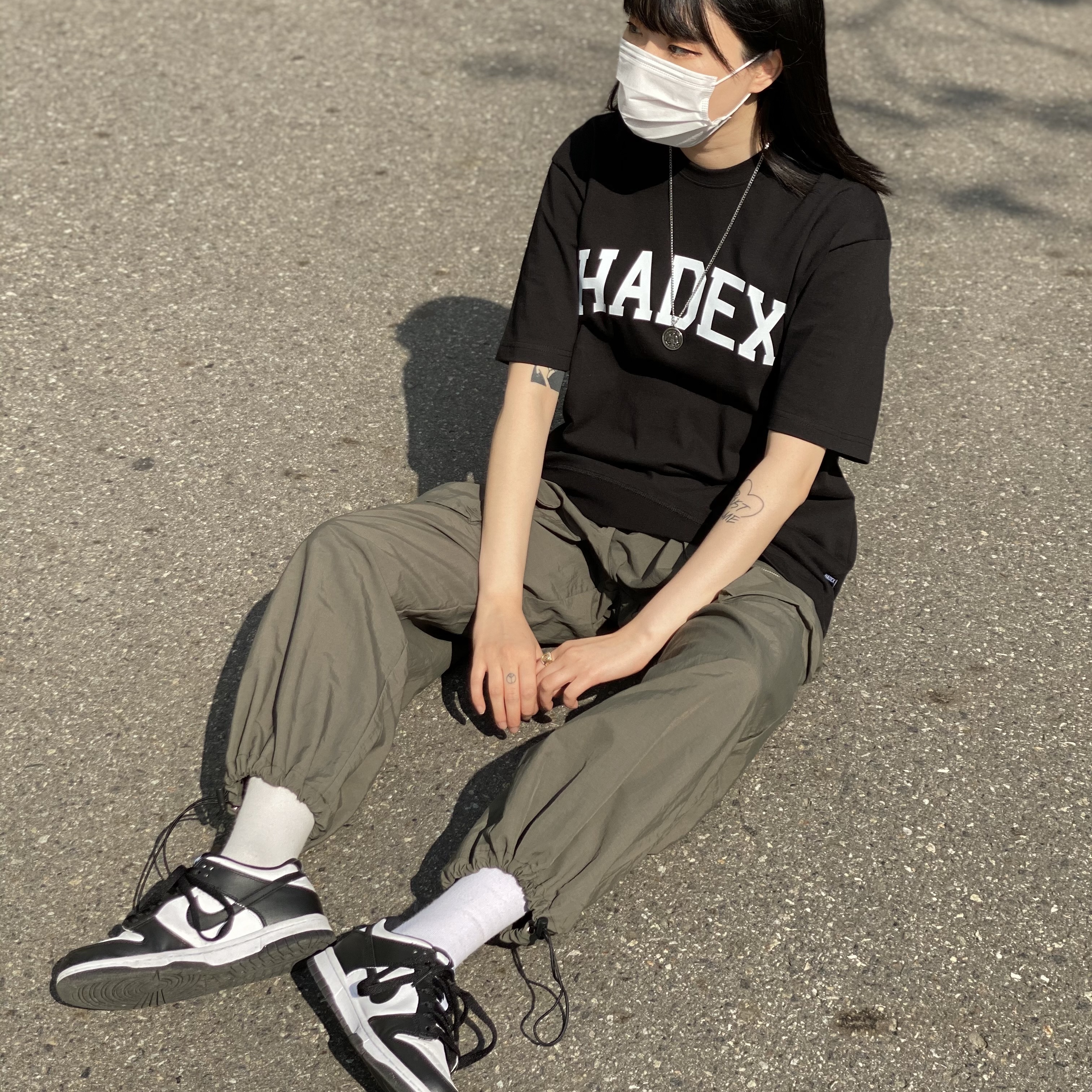 (W) Nike Dunk Low Black 착용 스타일