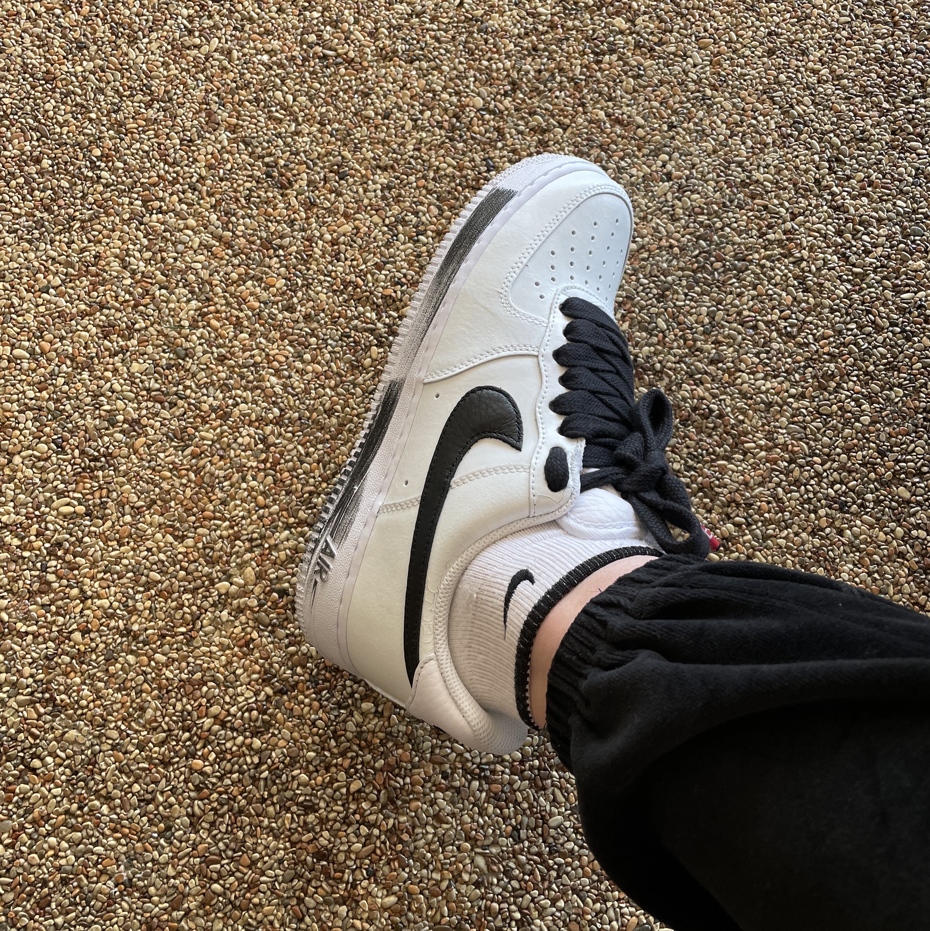 Nike x Peaceminusone Air Force 1 Low Para-Noise 2.0 착용 스타일