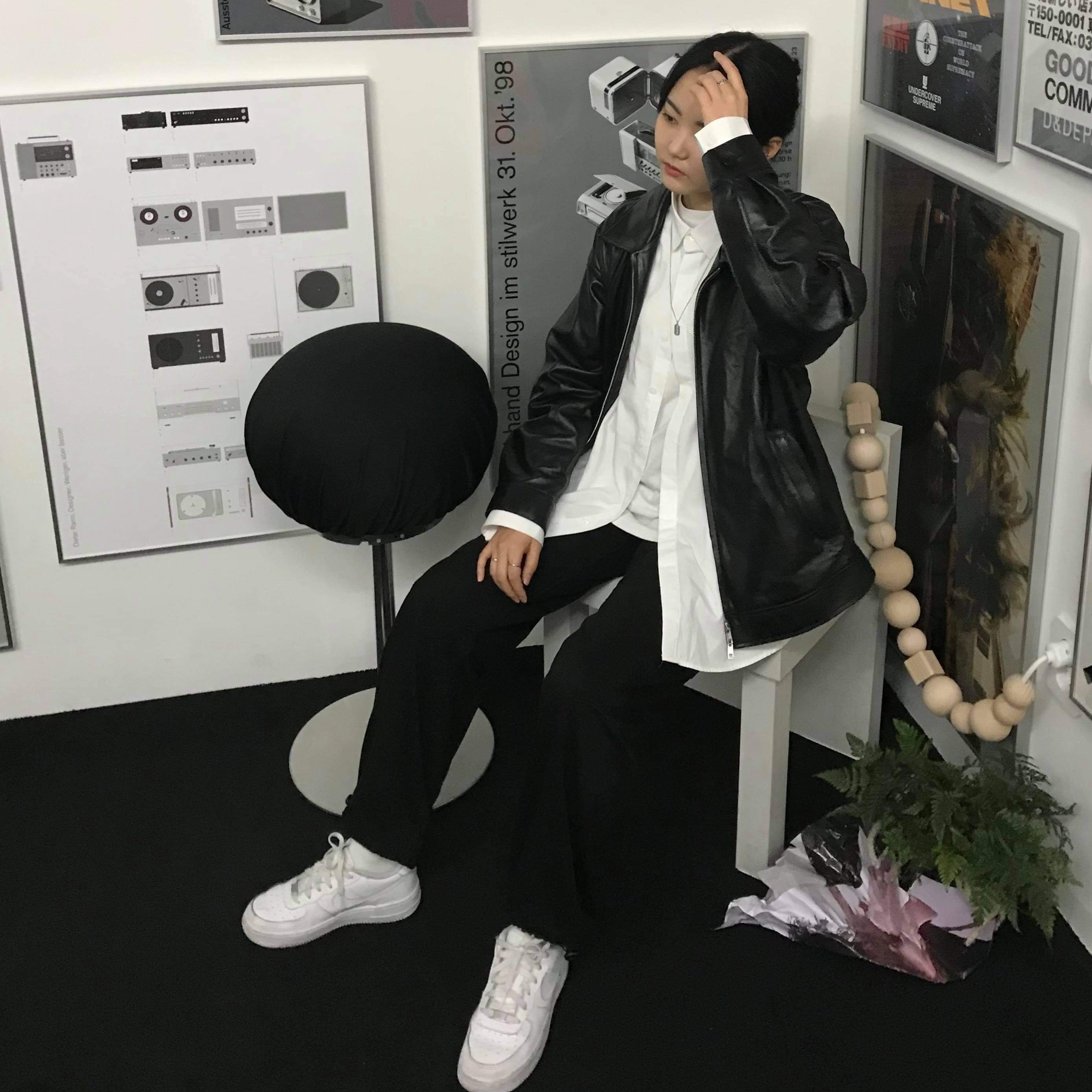 Nike Air Force 1 '07 Low White 착용 스타일