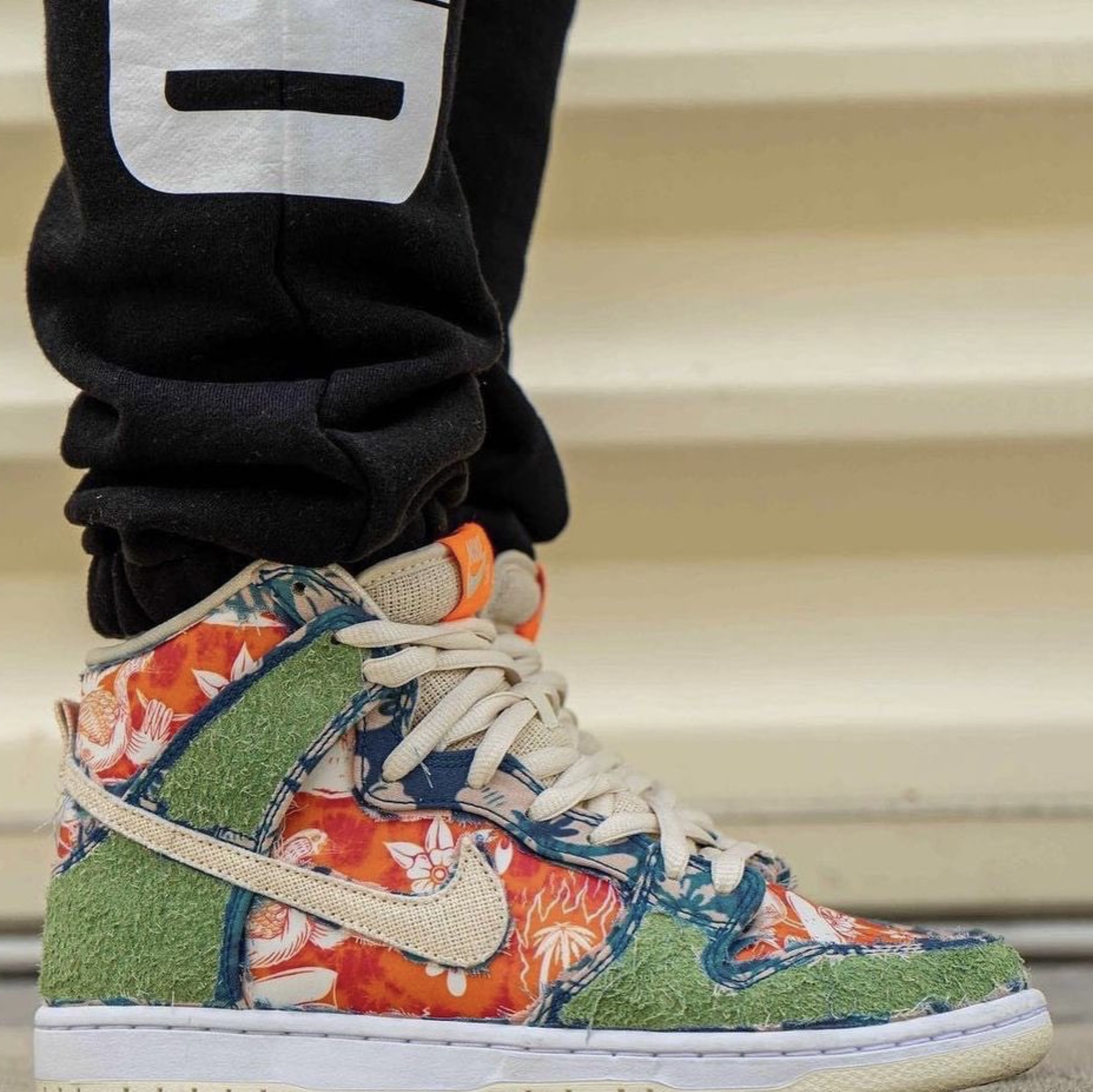 Nike SB Dunk High Pro Hawaii 착용 스타일 - 3