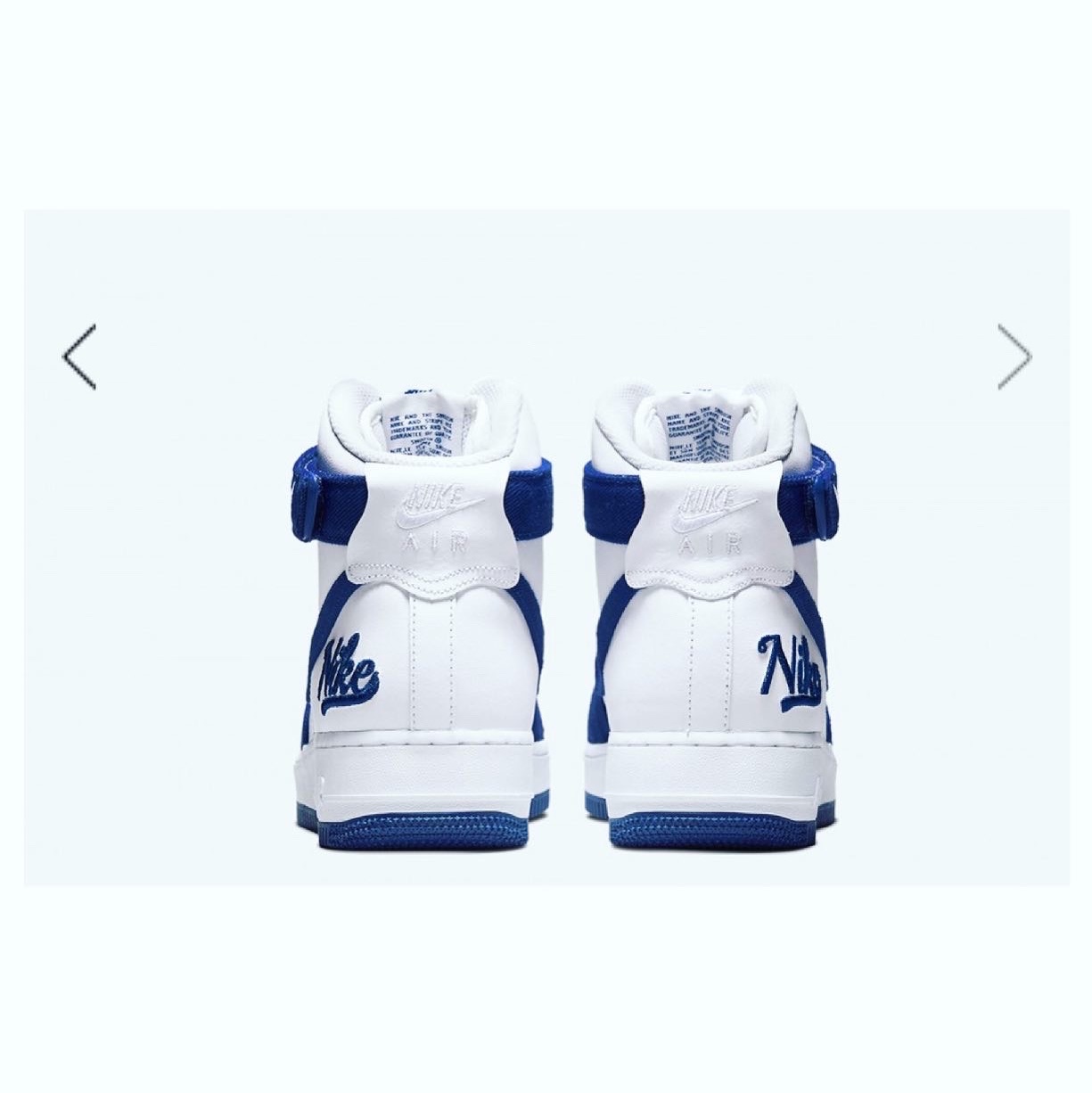 Nike Air Force 1 High '07 LV8 EMB Dodgers 착용 스타일 - 3