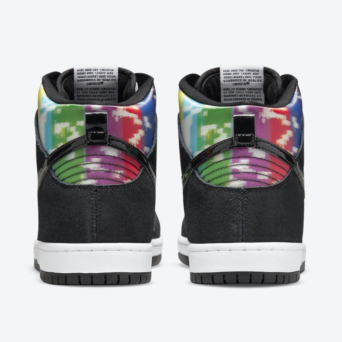 Nike SB Dunk High Pro Test Pattern, Jordan 1 Mid SE ASW Black 착용 스타일 - 5