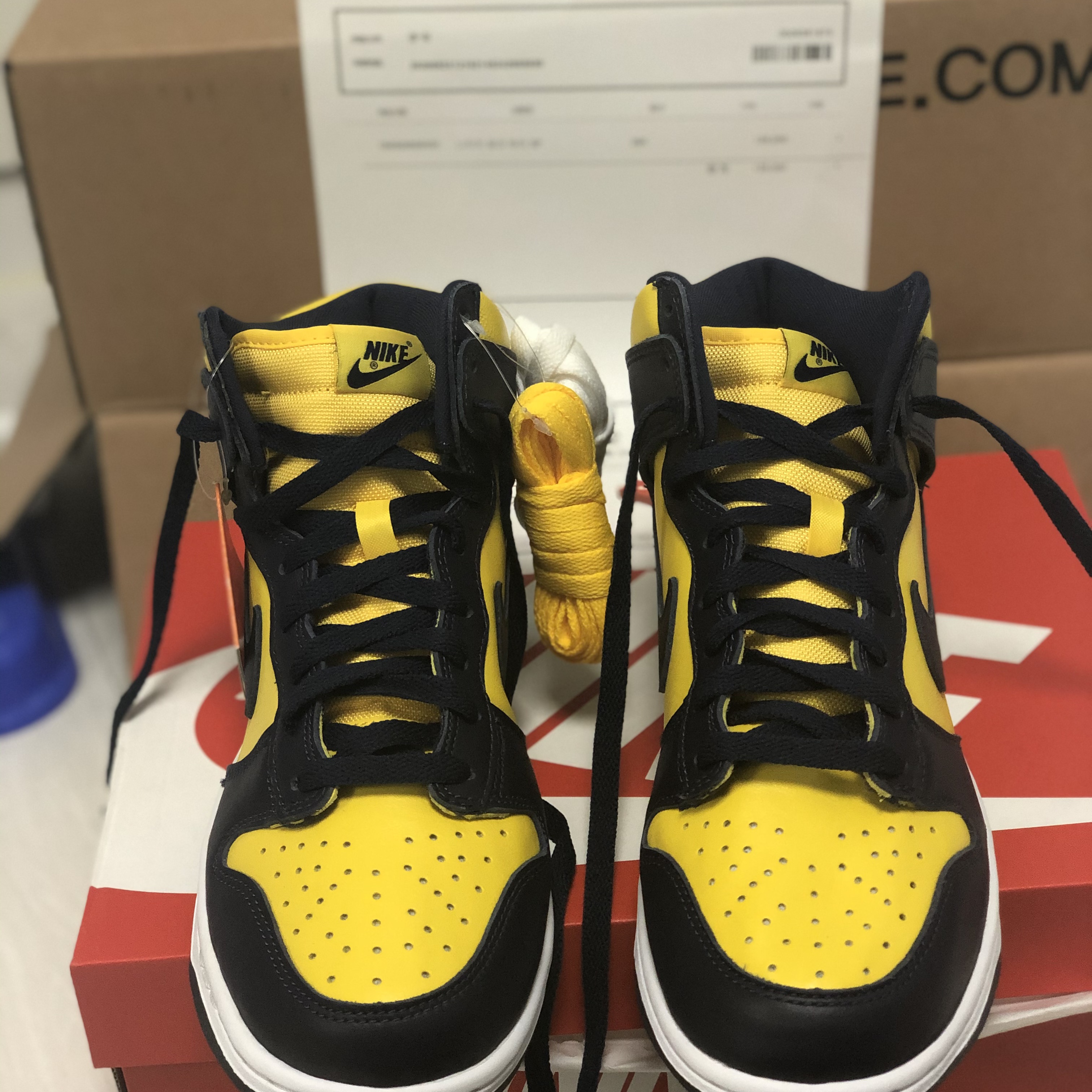 Nike Dunk High SP Maize & Blue 착용 스타일 - 4