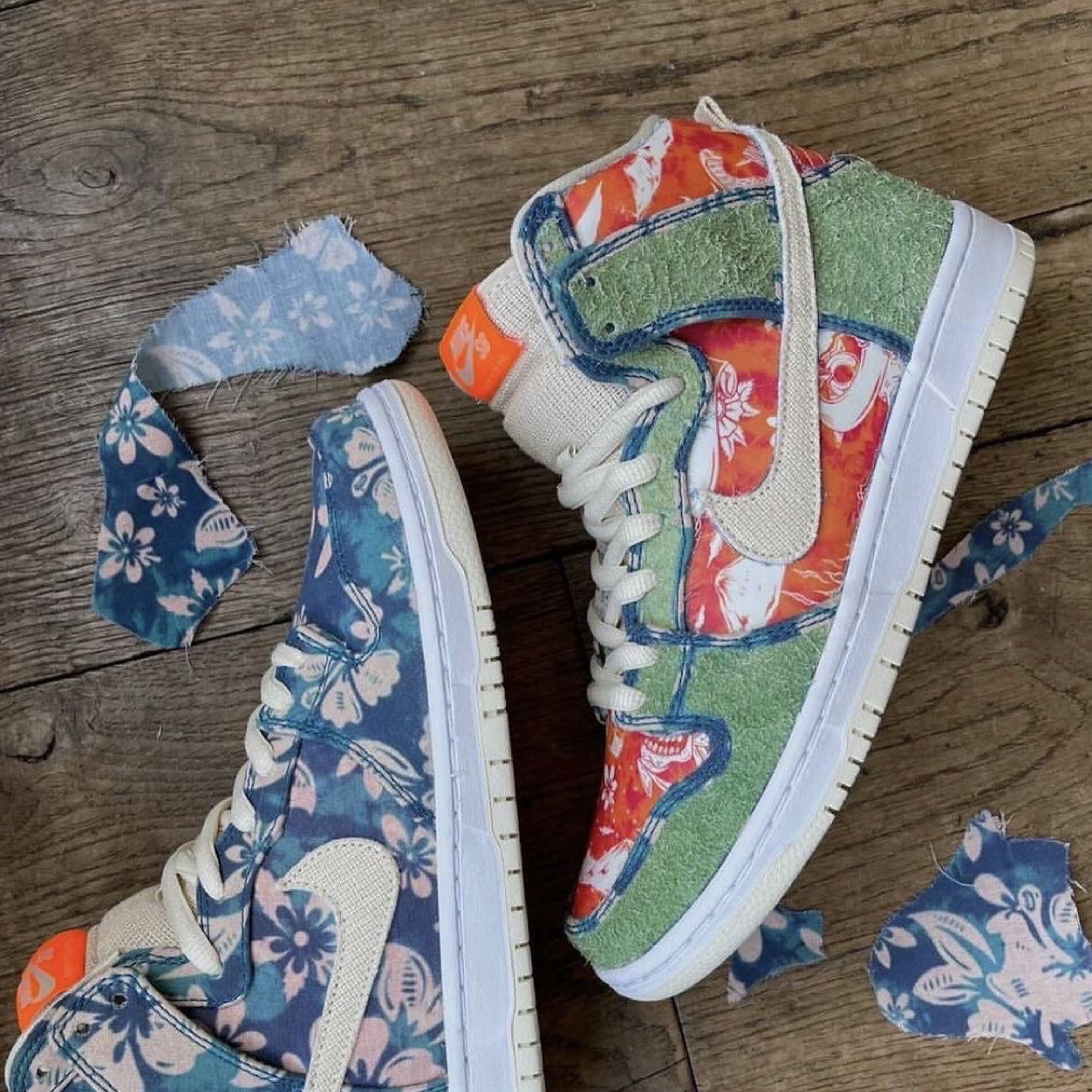 Nike SB Dunk High Pro Hawaii 착용 스타일 - 1