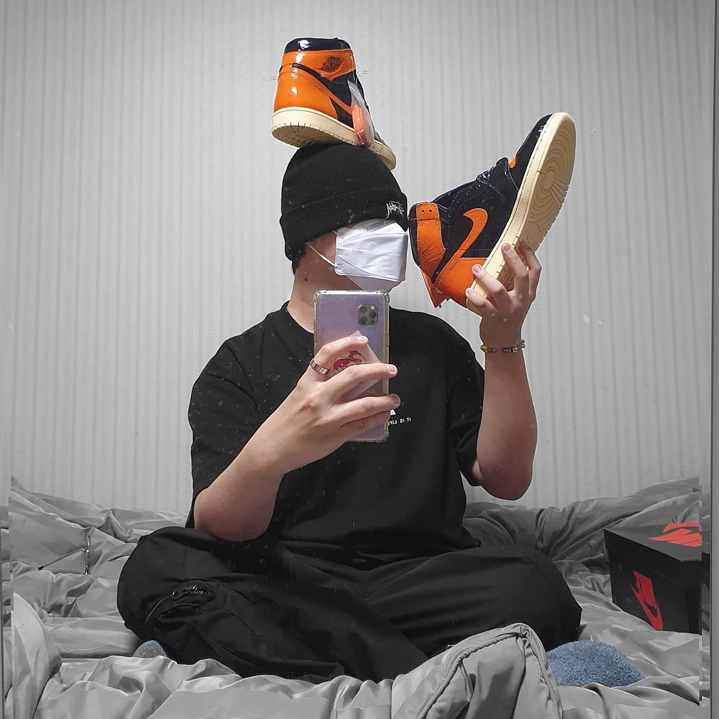 Jordan 1 Retro High Shattered Backboard 3.0 착용 스타일 - 3