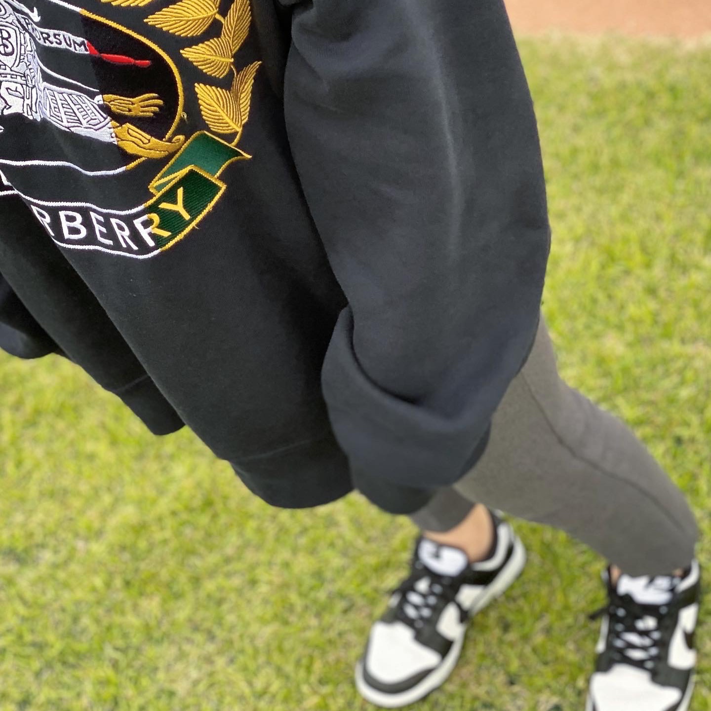 (W) Nike Dunk Low Black 착용 스타일