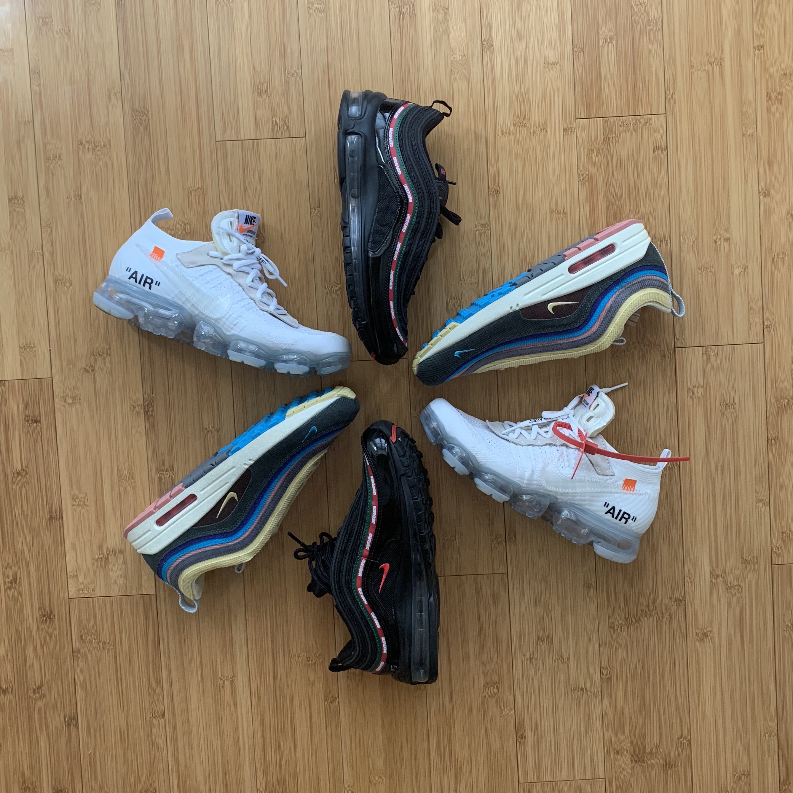Nike x Undefeated Air Max 97 Black, Nike x Sean Wotherspoon Air Max 1/97 착용 스타일