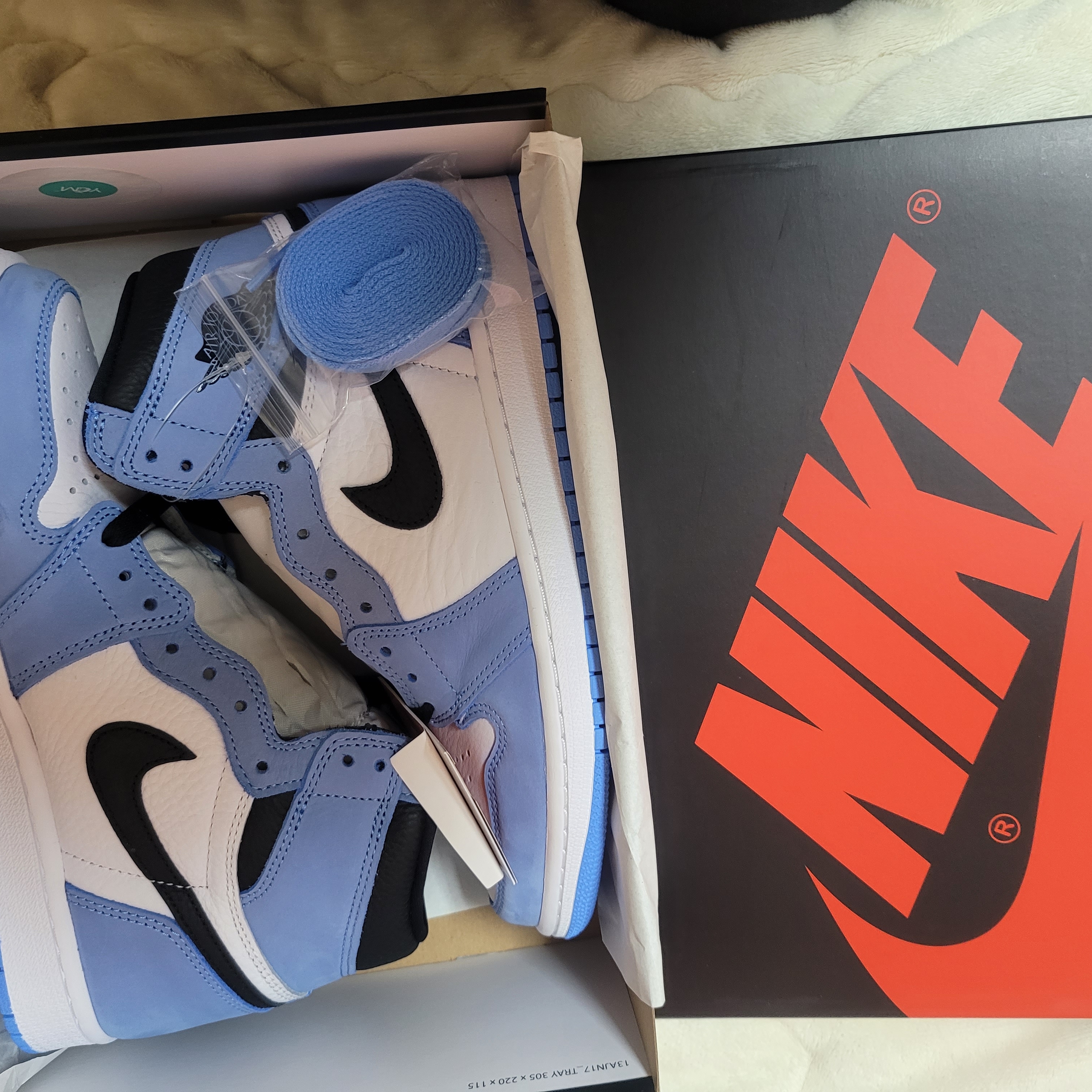 Jordan 1 Retro High OG University Blue 착용 스타일