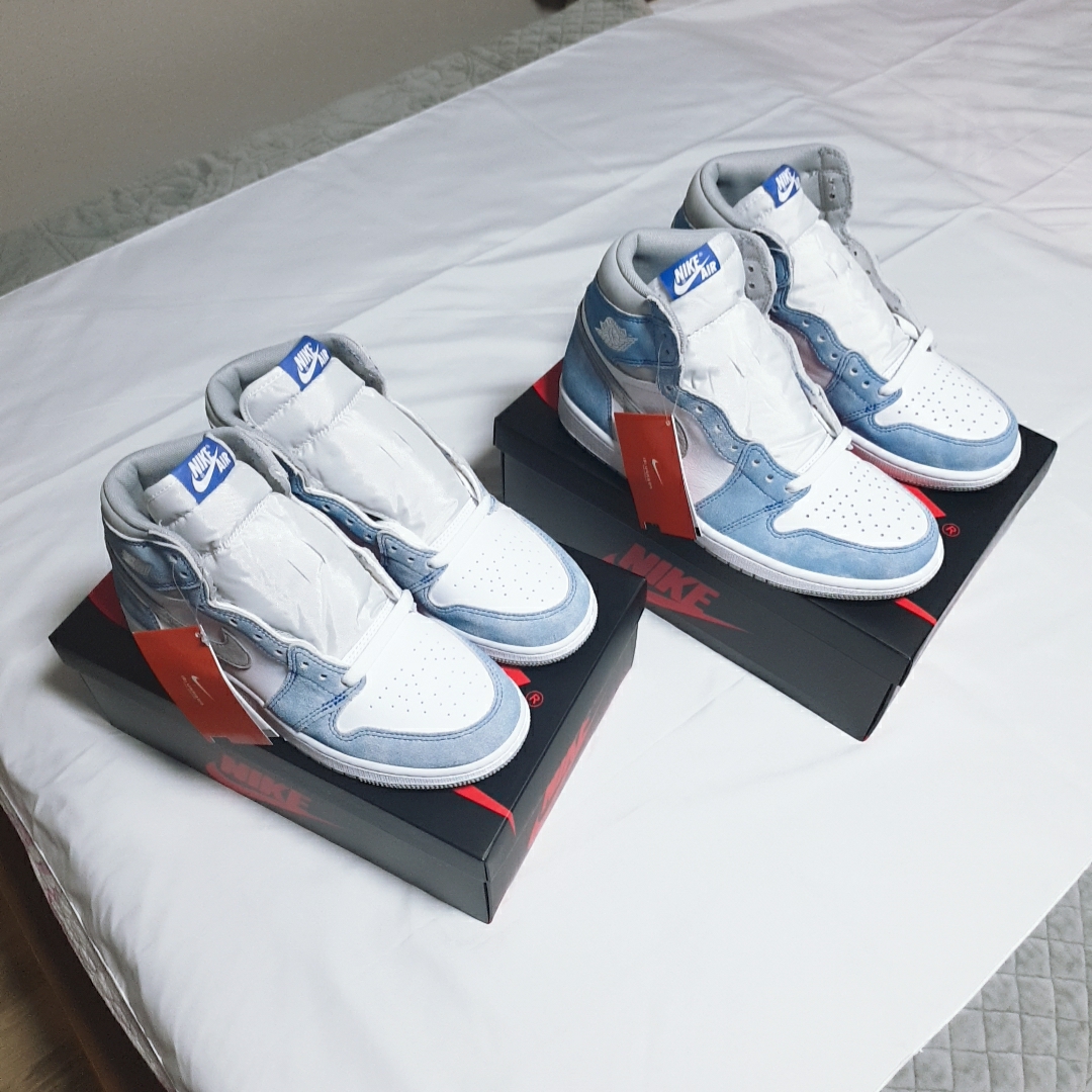 (GS) Jordan 1 Retro High OG Hyper Royal, Jordan 1 Retro High OG Hyper Royal 착용 스타일 - 5