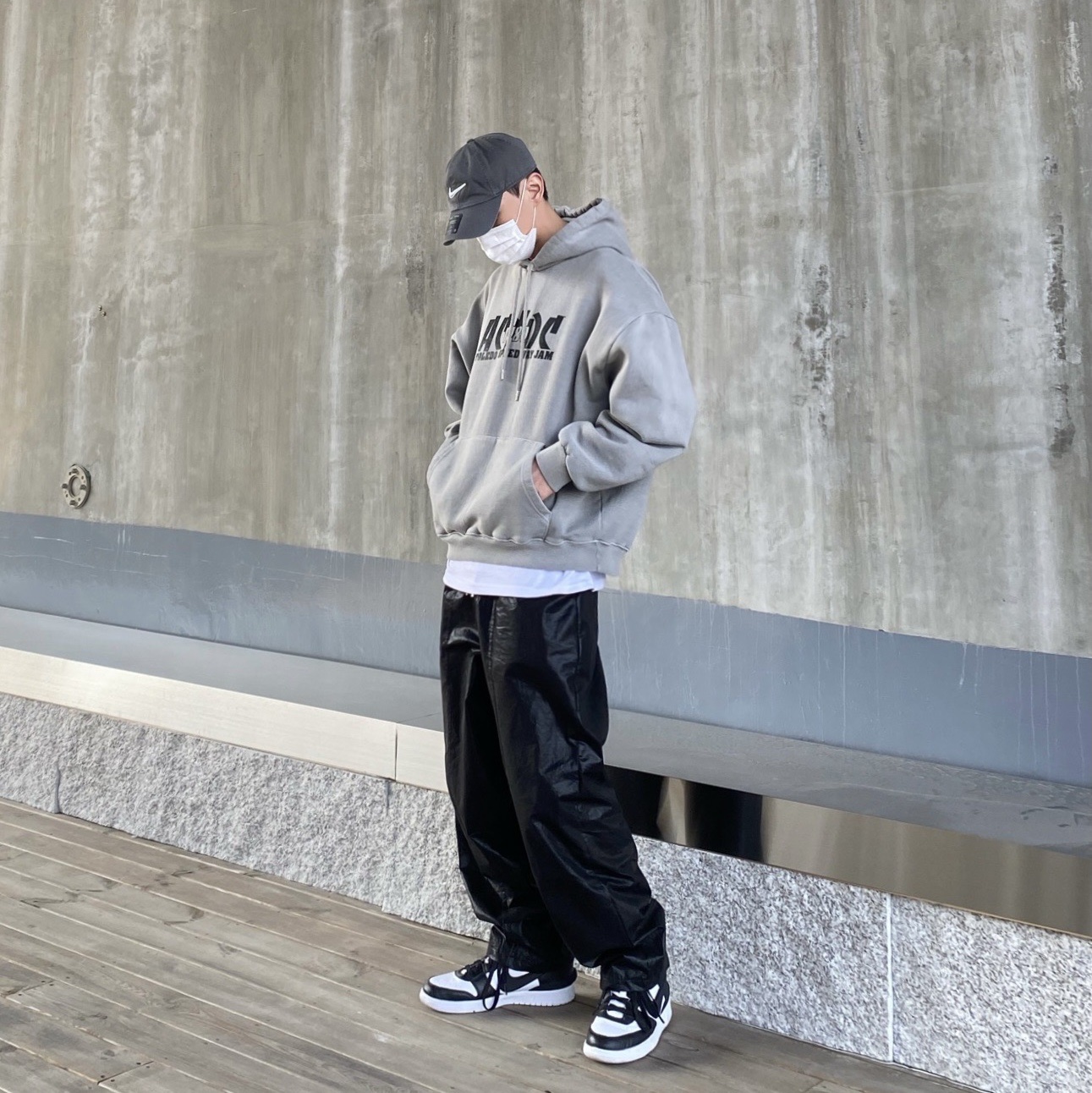 Nike x Ambush Dunk High Black 착용 스타일