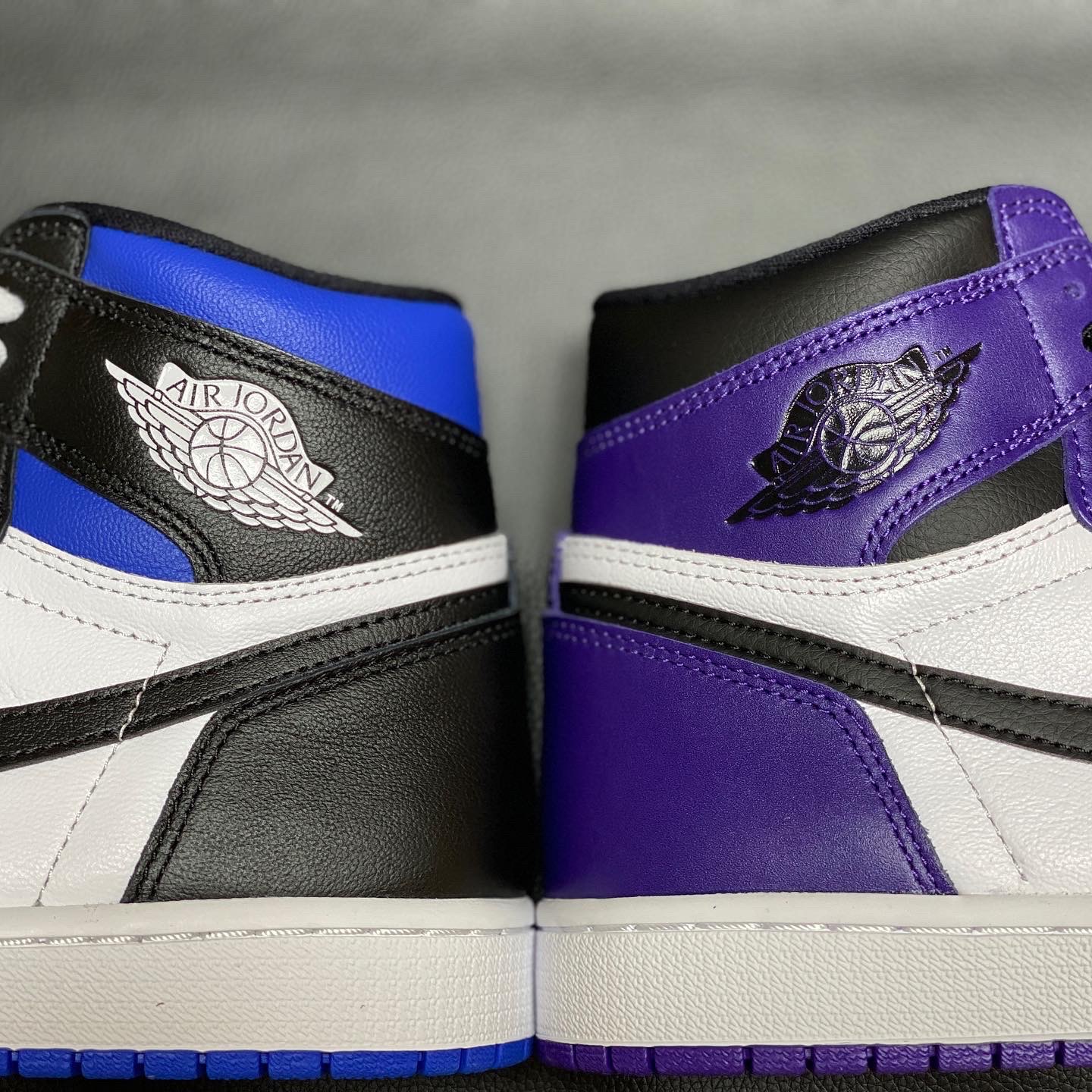 Jordan 1 Retro High OG Court Purple 2020, Jordan 1 Retro High OG Royal Toe 착용 스타일 - 3