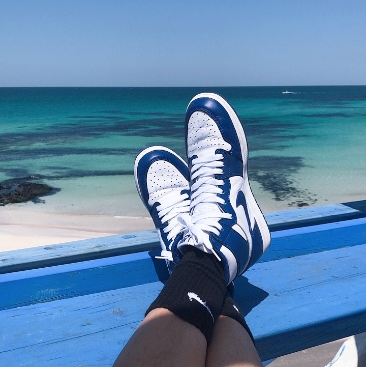 Jordan 1 Retro Storm Blue 착용 스타일