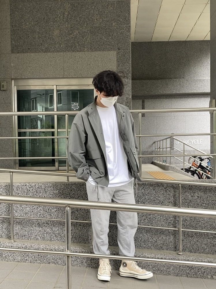 Converse x Kim Jones Chuck 70 Utility Wave High Natural Ivory 착용 스타일 - 2