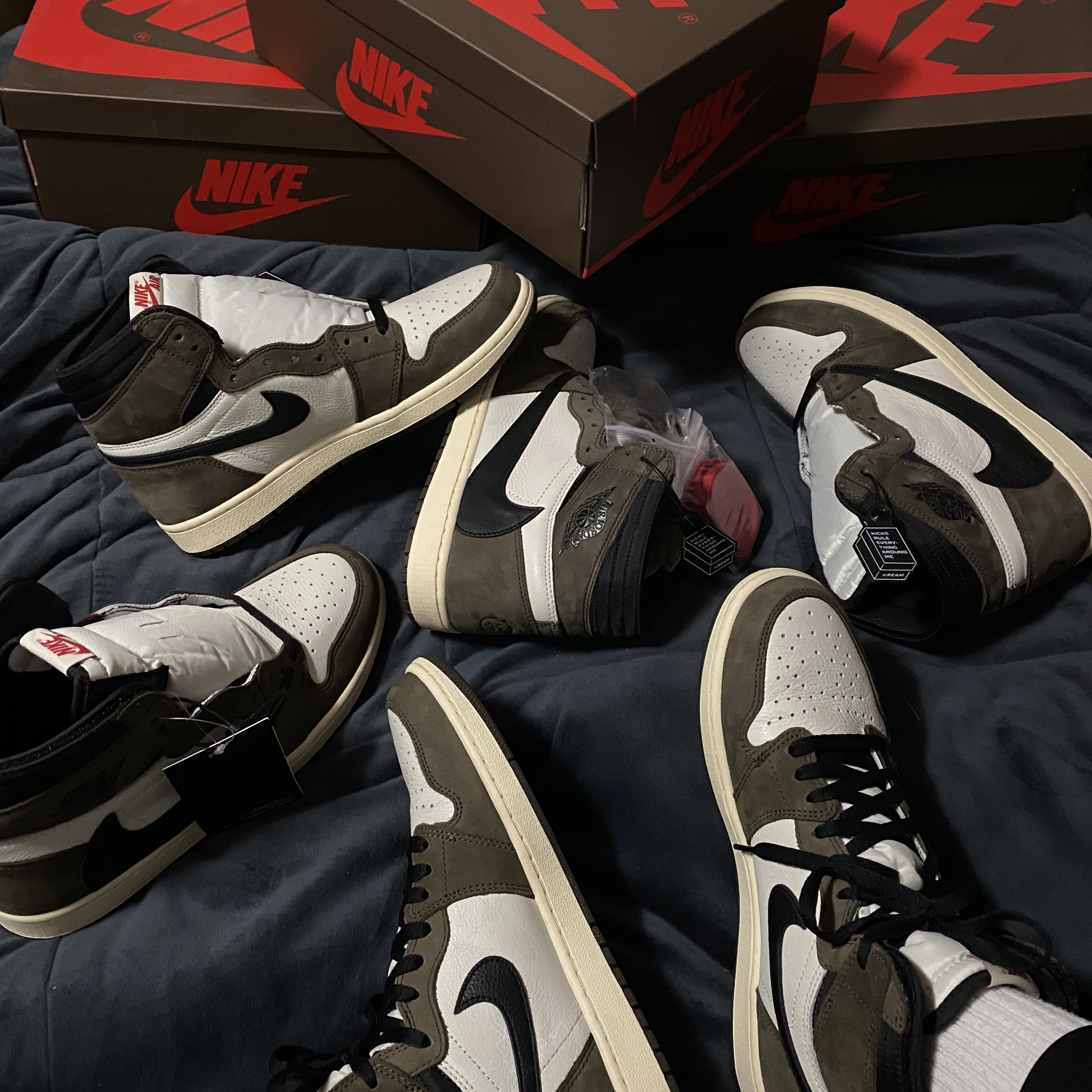 Jordan 1 x Travis Scott Retro High OG SP Mocha 착용 스타일