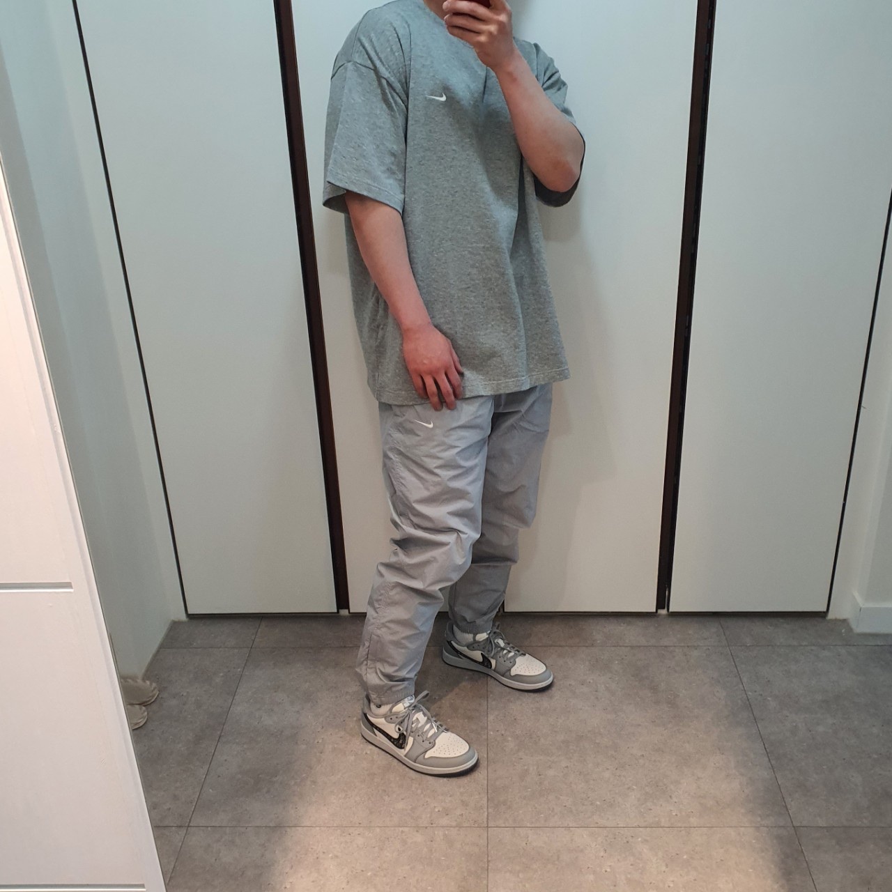 Jordan 1 x Dior Low OG 착용 스타일