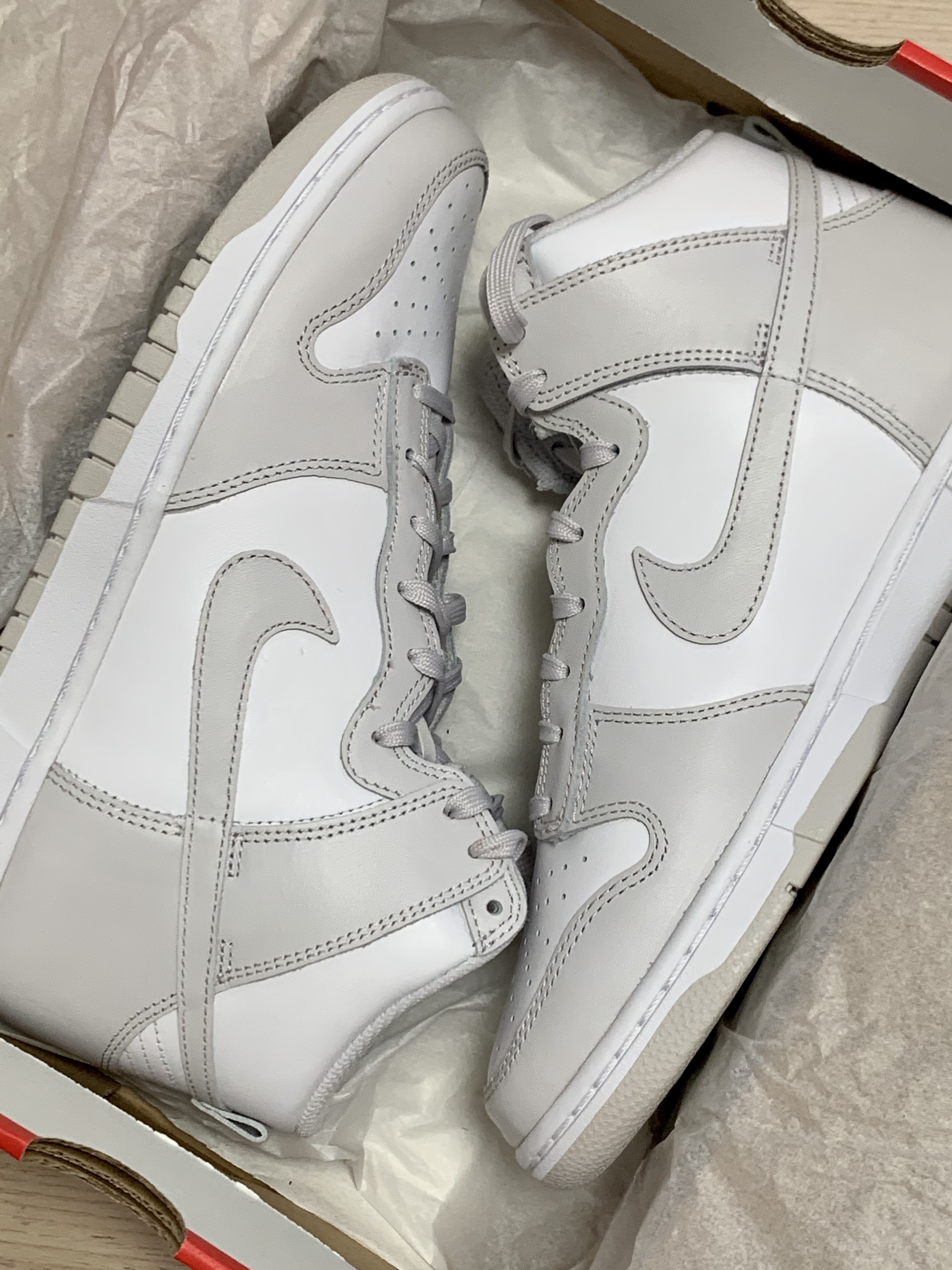 Nike Dunk High Retro Vast Grey 착용 스타일