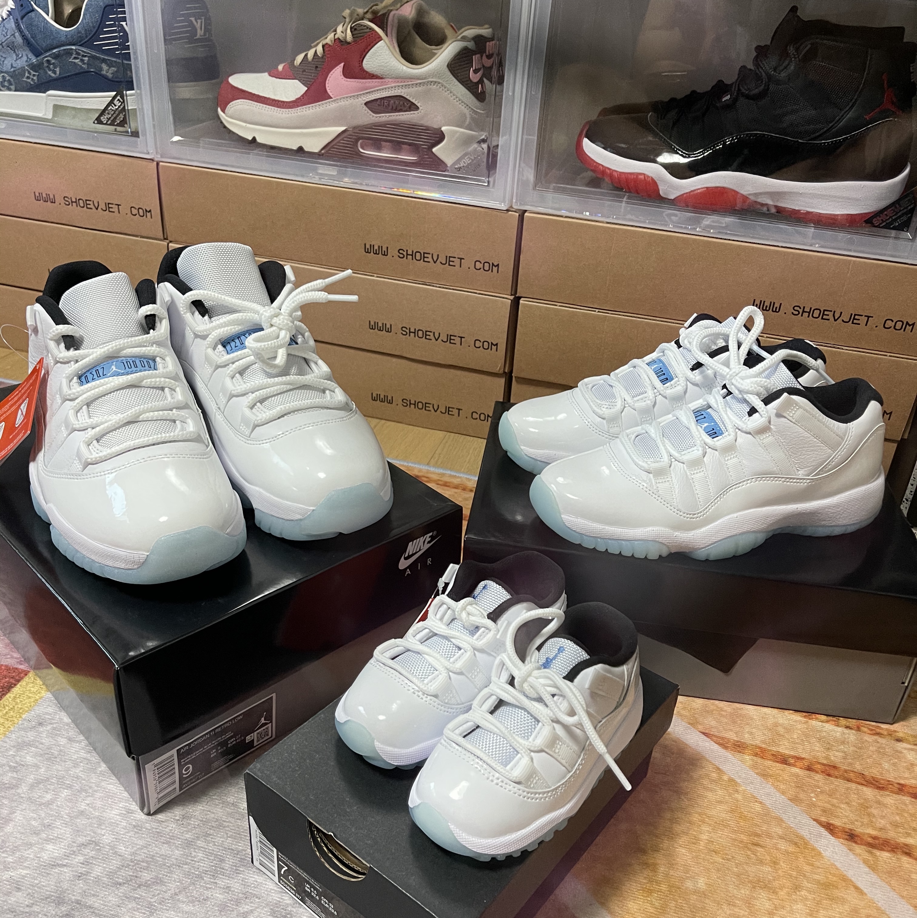 Jordan 11 Retro Low Legend Blue, (GS) Jordan 11 Retro Low Legend Blue 착용 스타일