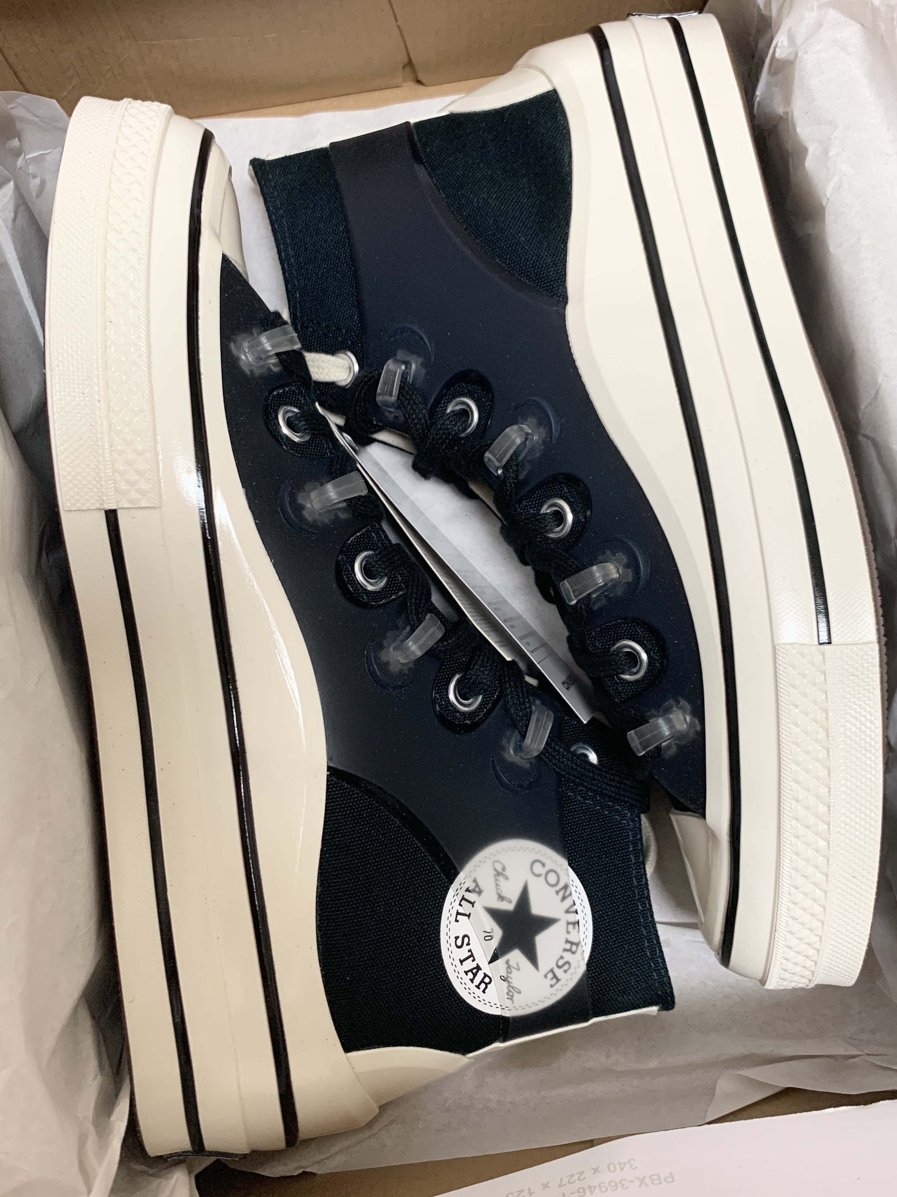 Converse x Kim Jones Chuck 70 Utility Wave High Black 착용 스타일
