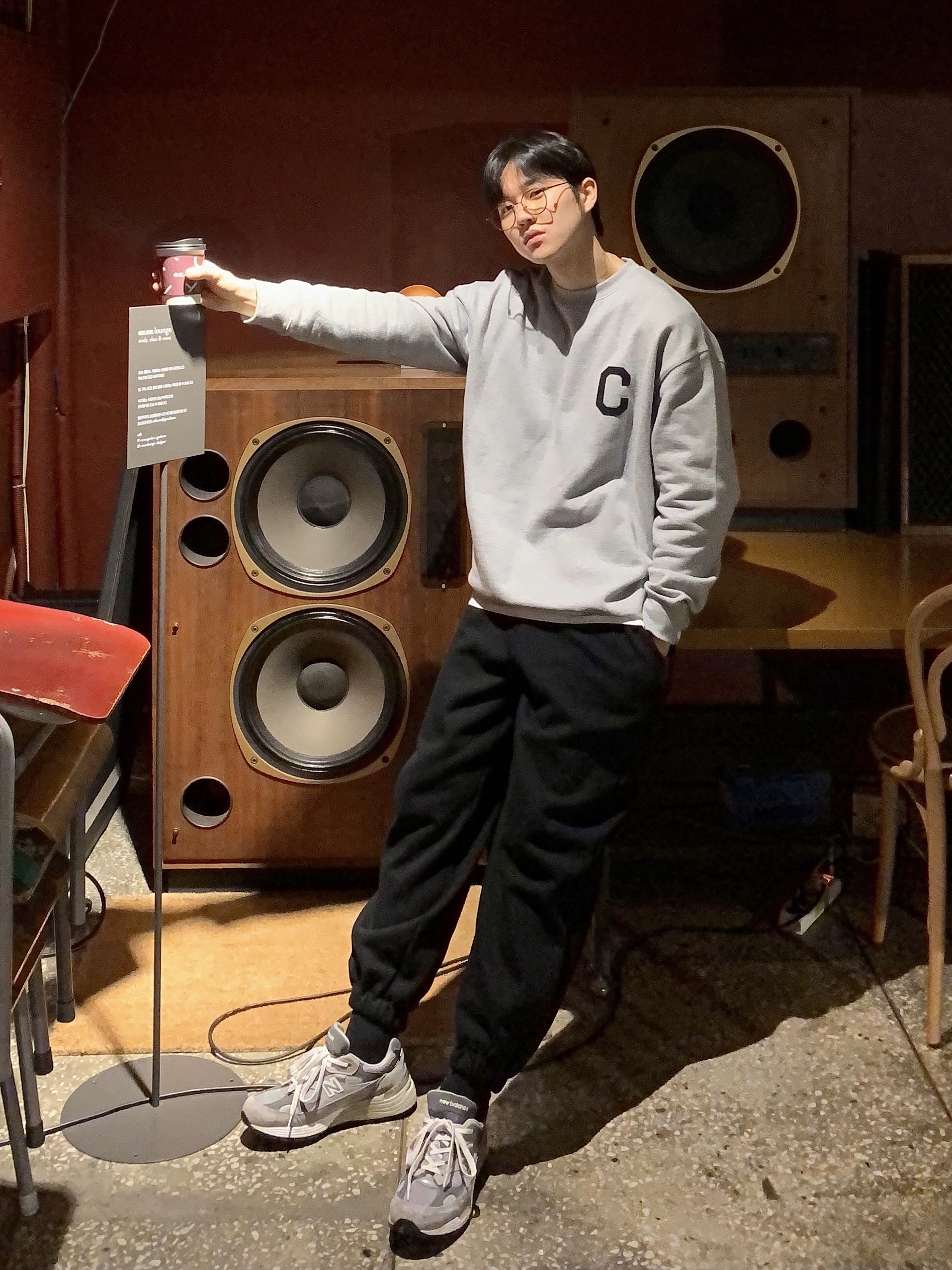 New Balance 992 Made in USA Grey - D Standard 착용 스타일 - 4