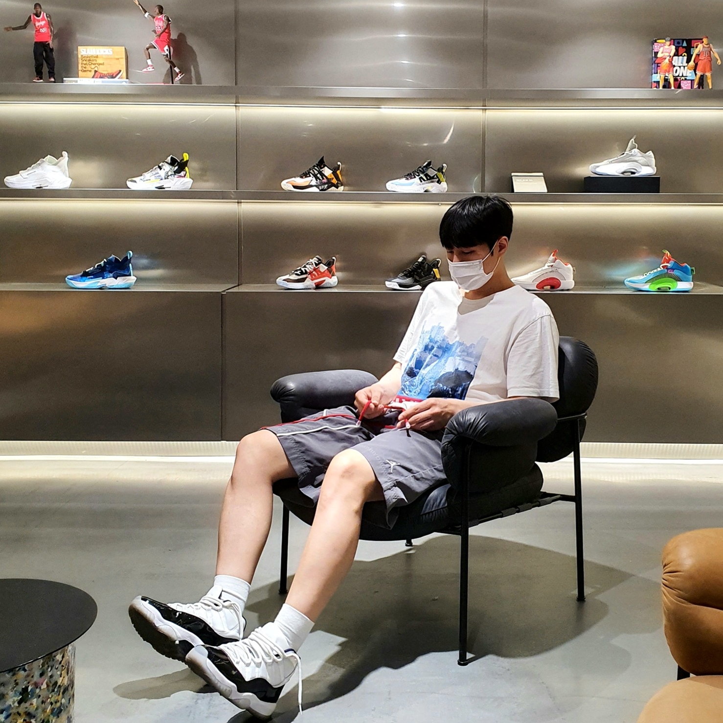 Jordan 11 Retro Concord 2018 착용 스타일 - 1