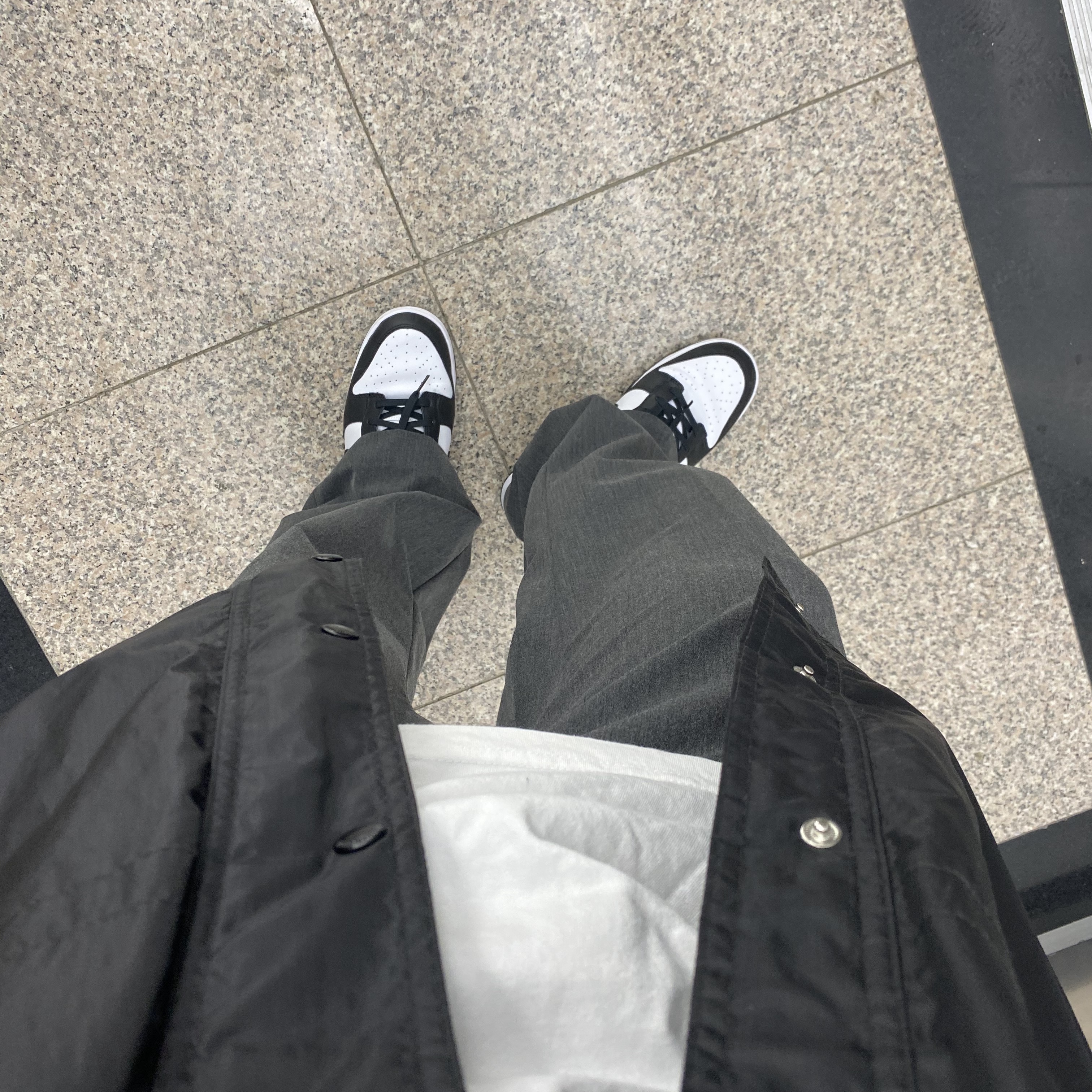 Nike Dunk Low Retro Black 착용 스타일