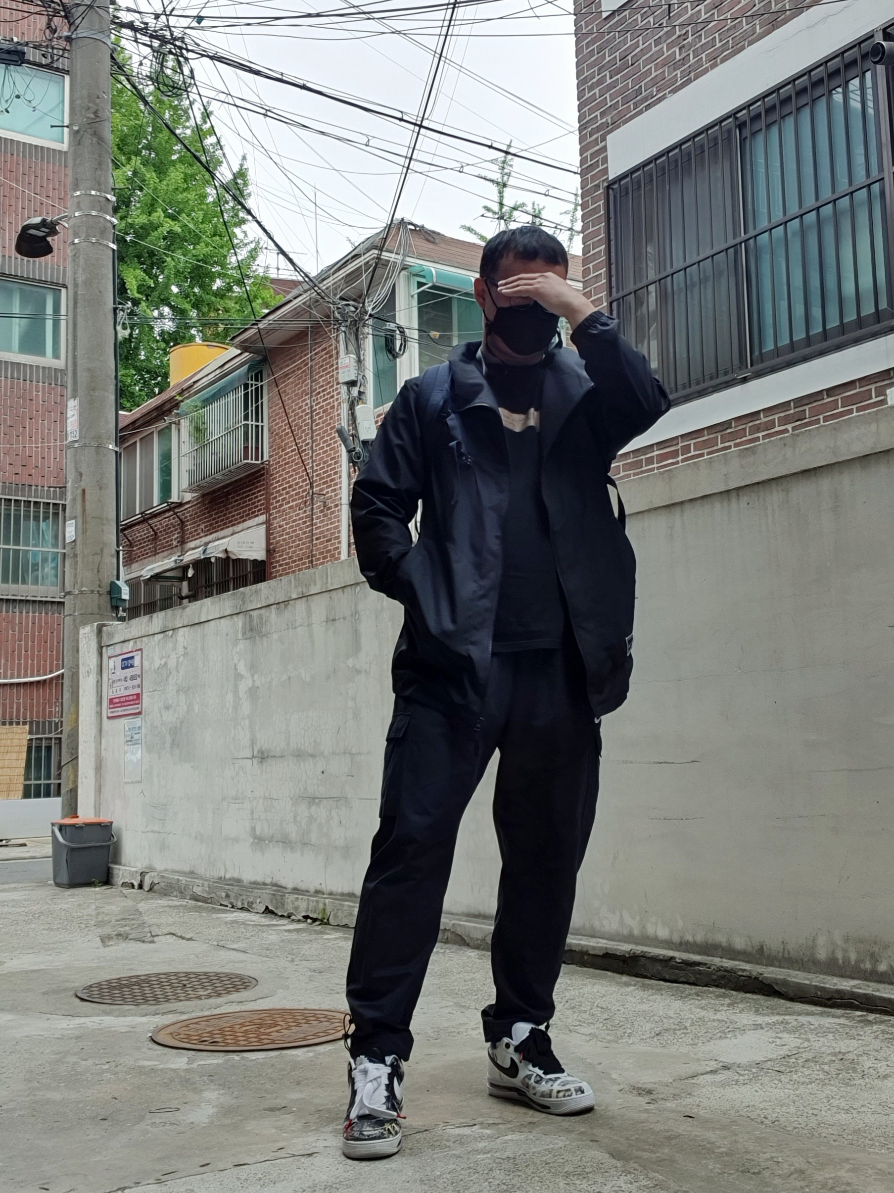 Nike x Peaceminusone Air Force 1 Low Para-Noise 2.0, Nike x Peaceminusone Air Force 1 Low Para-Noise 착용 스타일