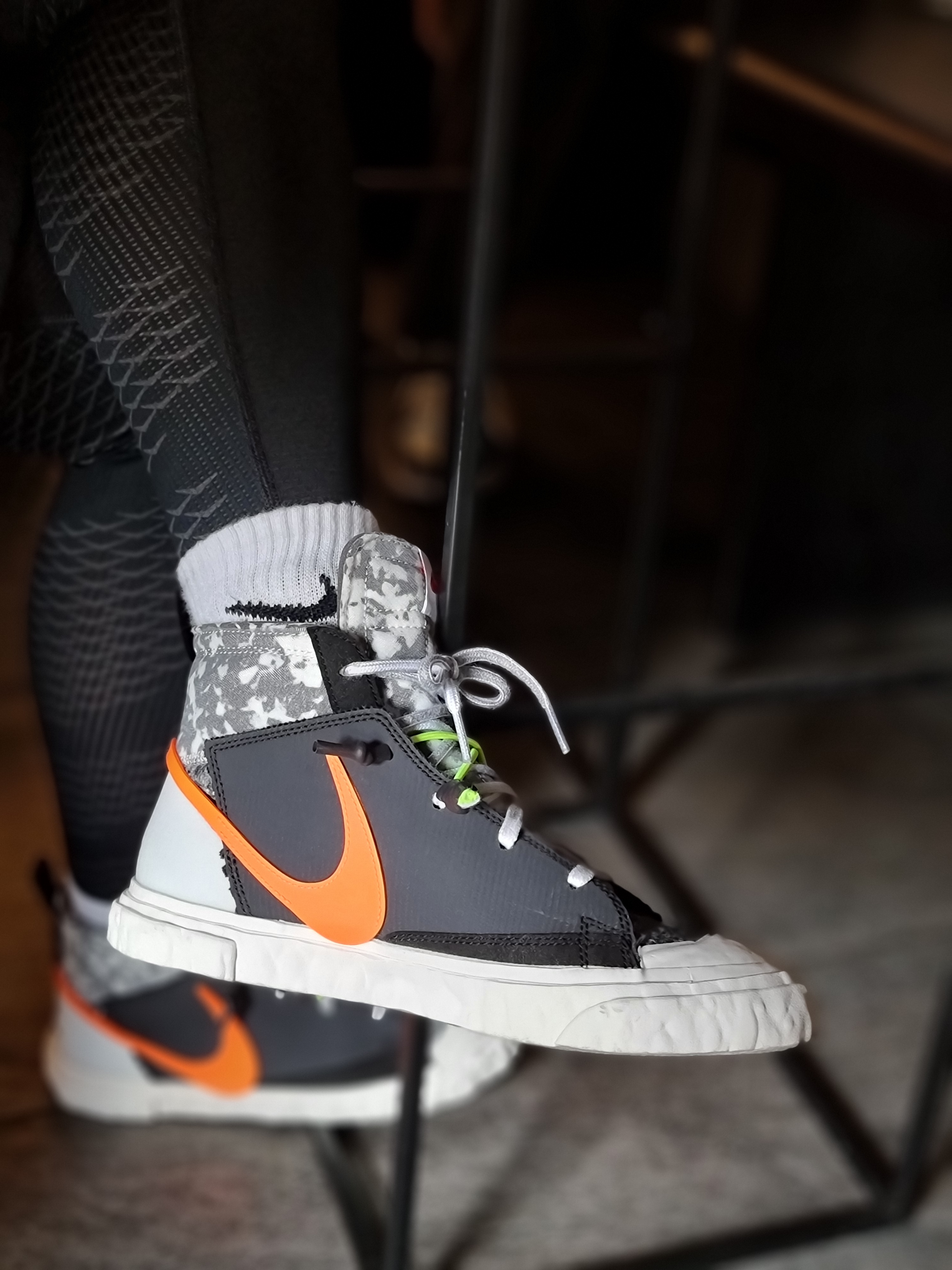 Nike x Readymade Blazer Mid Black 착용 스타일