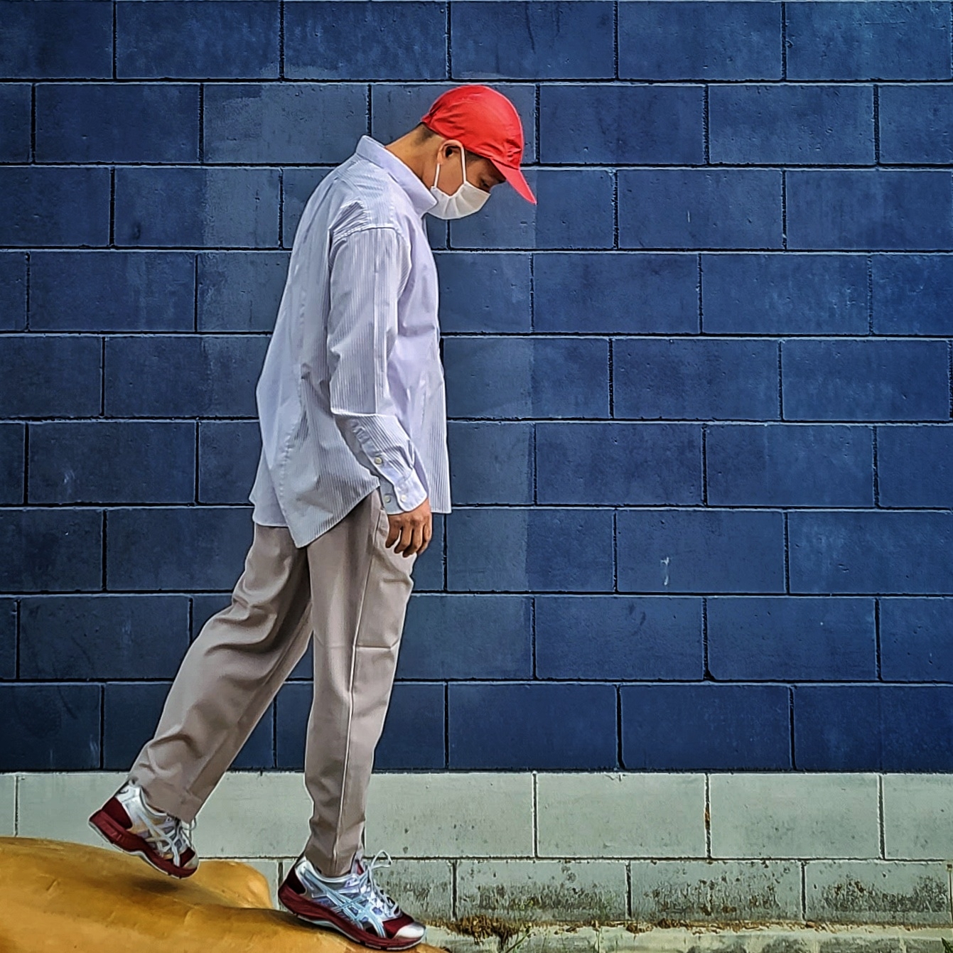 (W) Asics FN2-S Gel-Contend 5 Beet Juice Pure Silver 착용 스타일