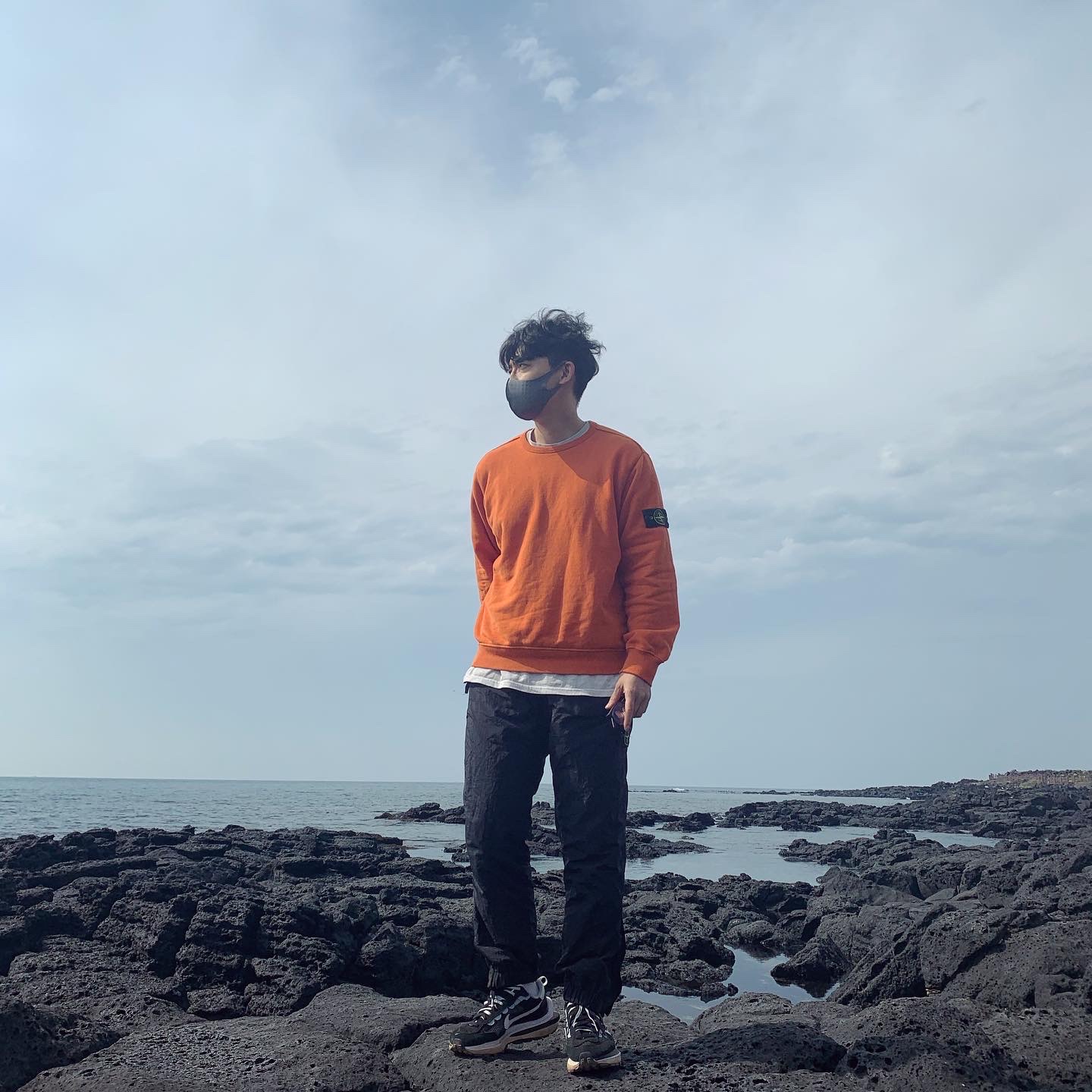 Nike x Sacai VaporWaffle Black White 착용 스타일