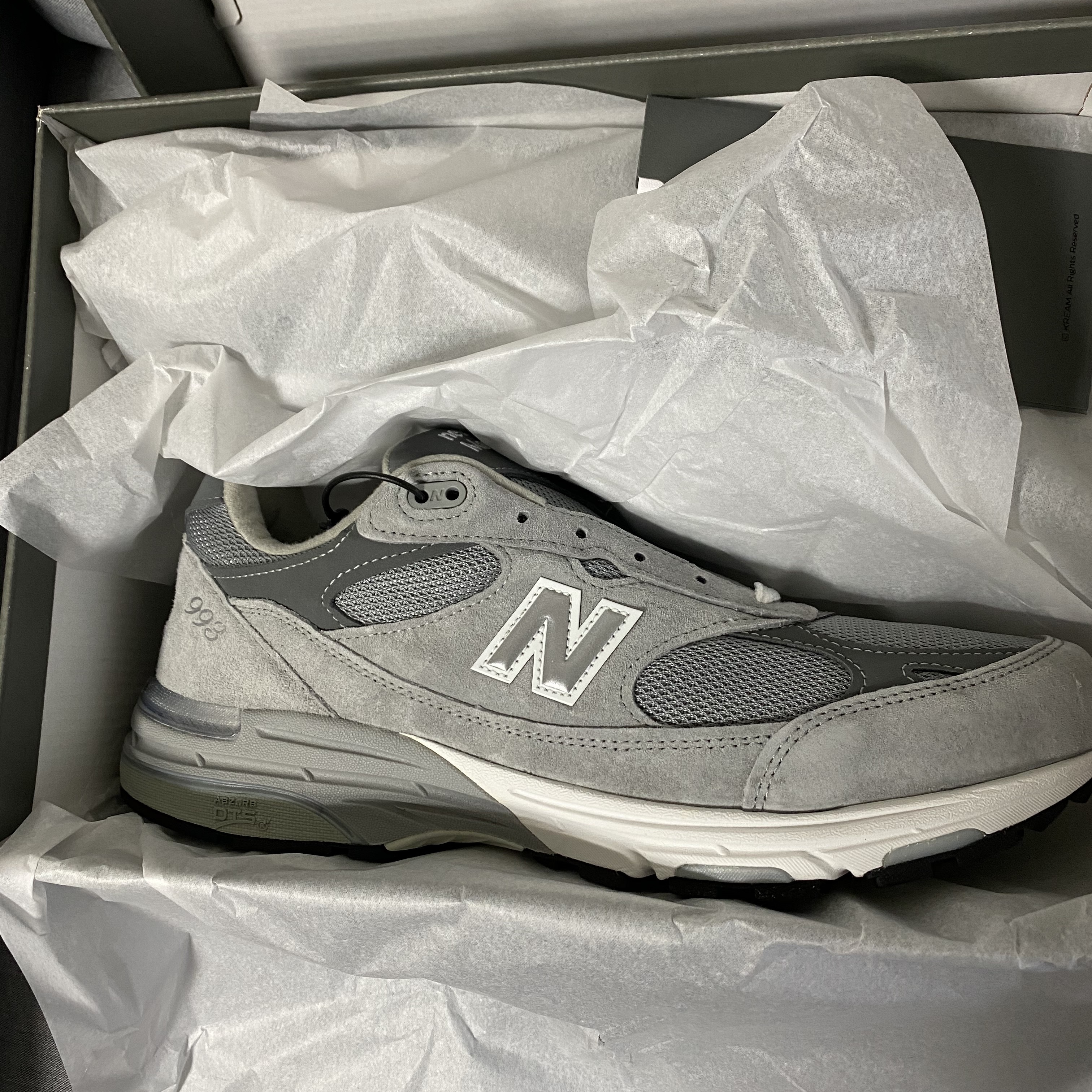 New Balance 993 Made in USA Grey - D Standard 착용 스타일