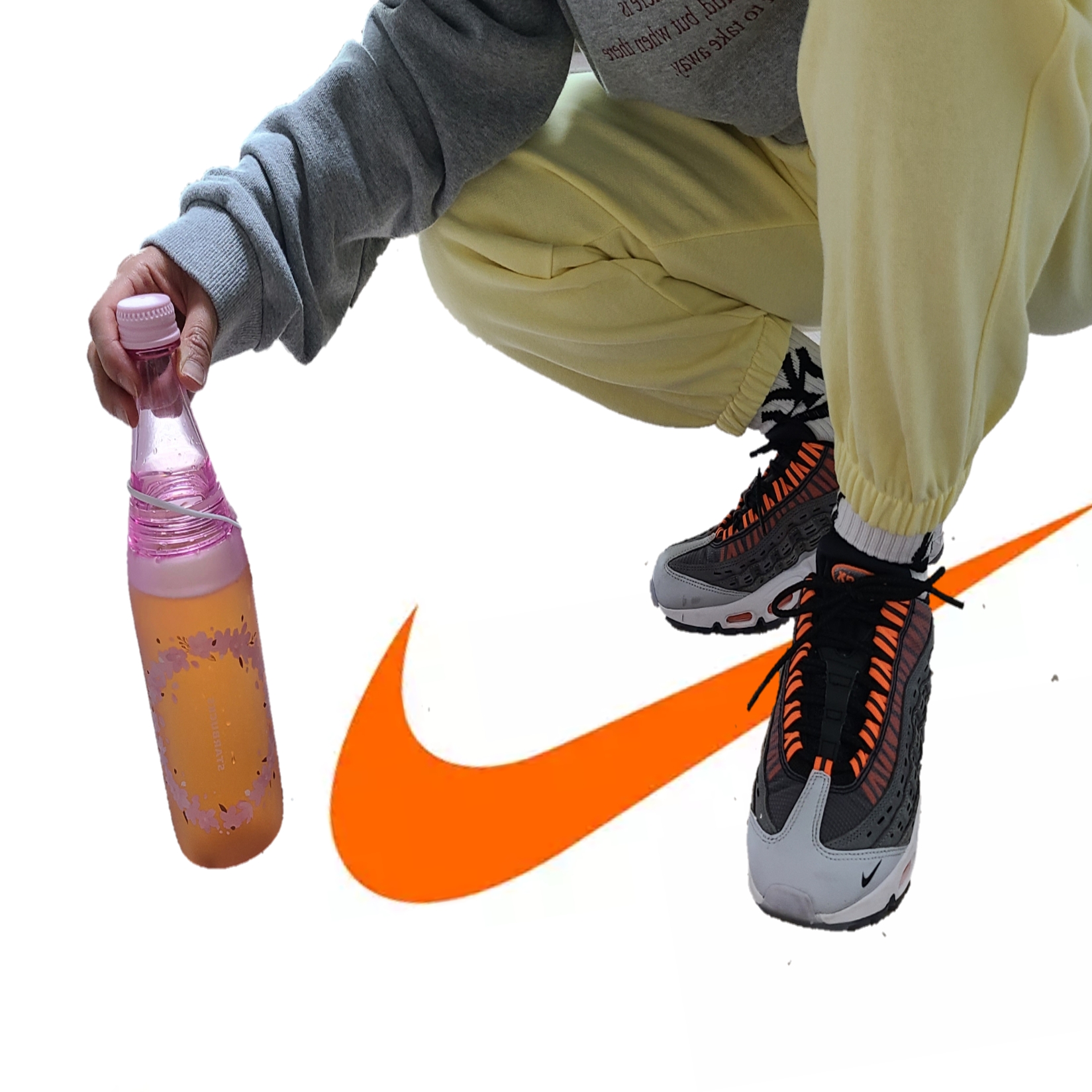 Nike x Kim Jones Air Max 95 Total Orange 착용 스타일
