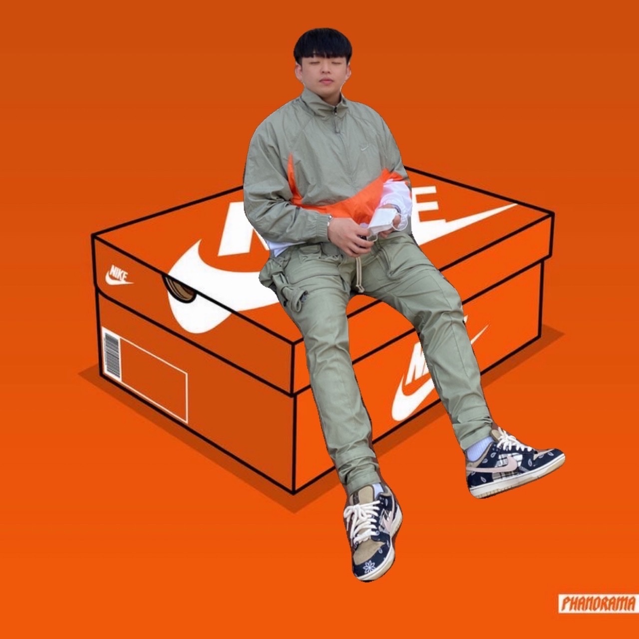 Nike x Travis Scott SB Dunk Low 착용 스타일