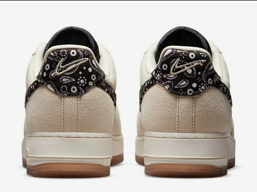 Nike Air Force 1 '07 LV8 Paisley Swoosh 착용 스타일 - 1