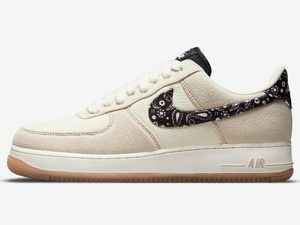Nike Air Force 1 '07 LV8 Paisley Swoosh 착용 스타일 - 3