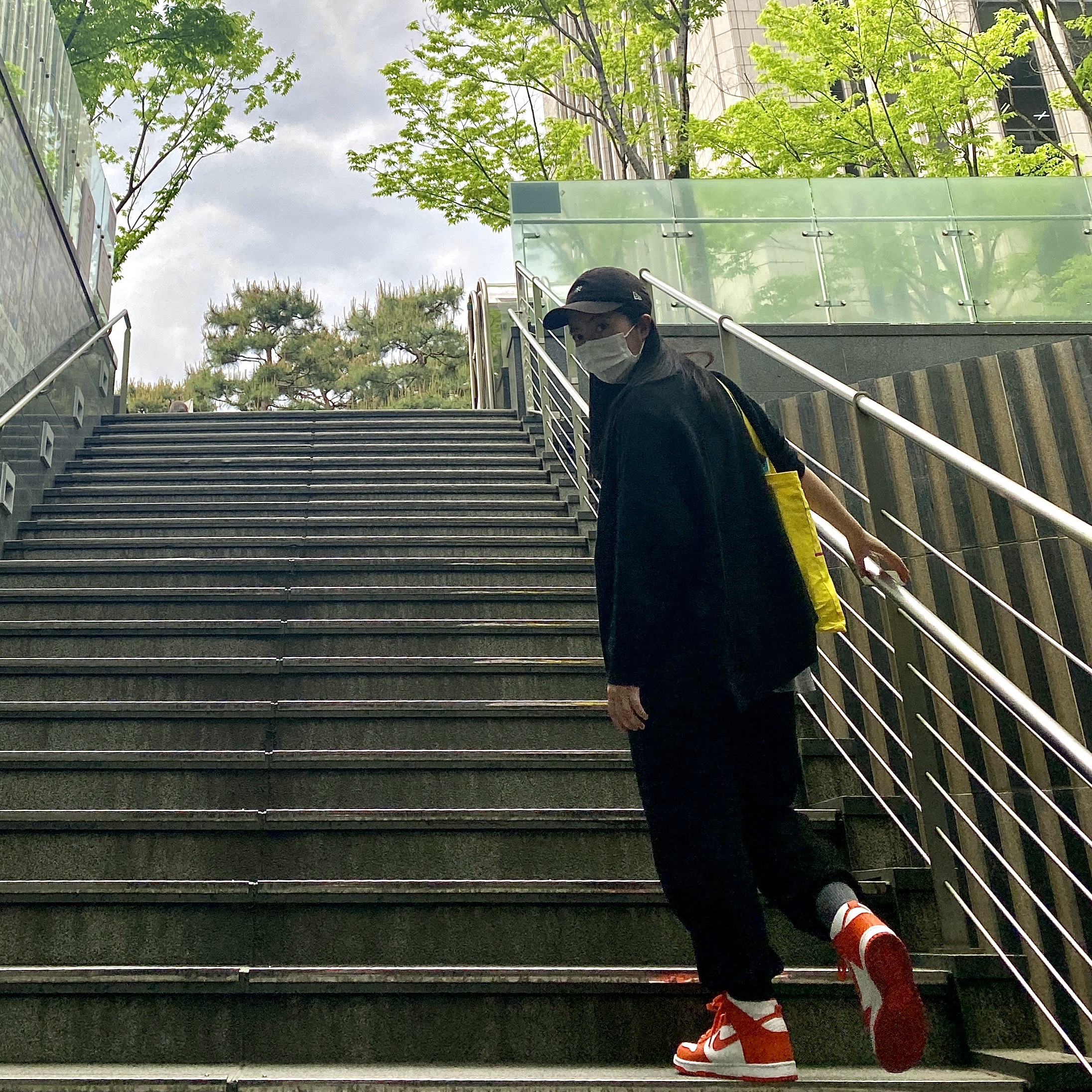 (GS) Nike Dunk High Orange Blaze, (W) Nike Dunk High Orange Blaze 착용 스타일