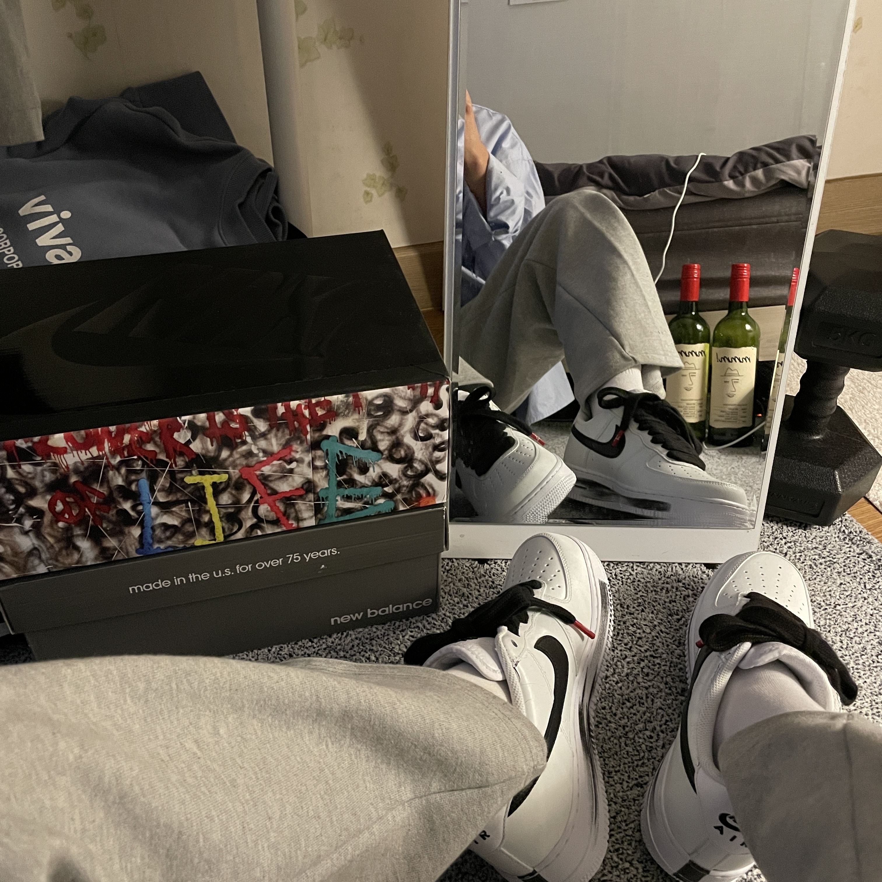 New Balance 993 Made in USA Grey - D Standard, Nike x Peaceminusone Air Force 1 Low Para-Noise 2.0 착용 스타일
