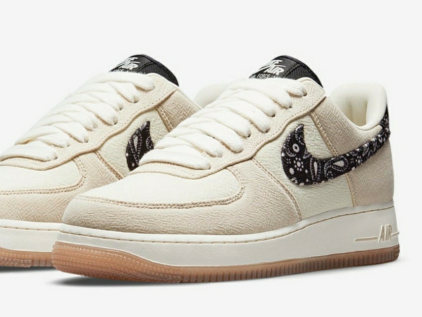 Nike Air Force 1 '07 LV8 Paisley Swoosh 착용 스타일 - 4