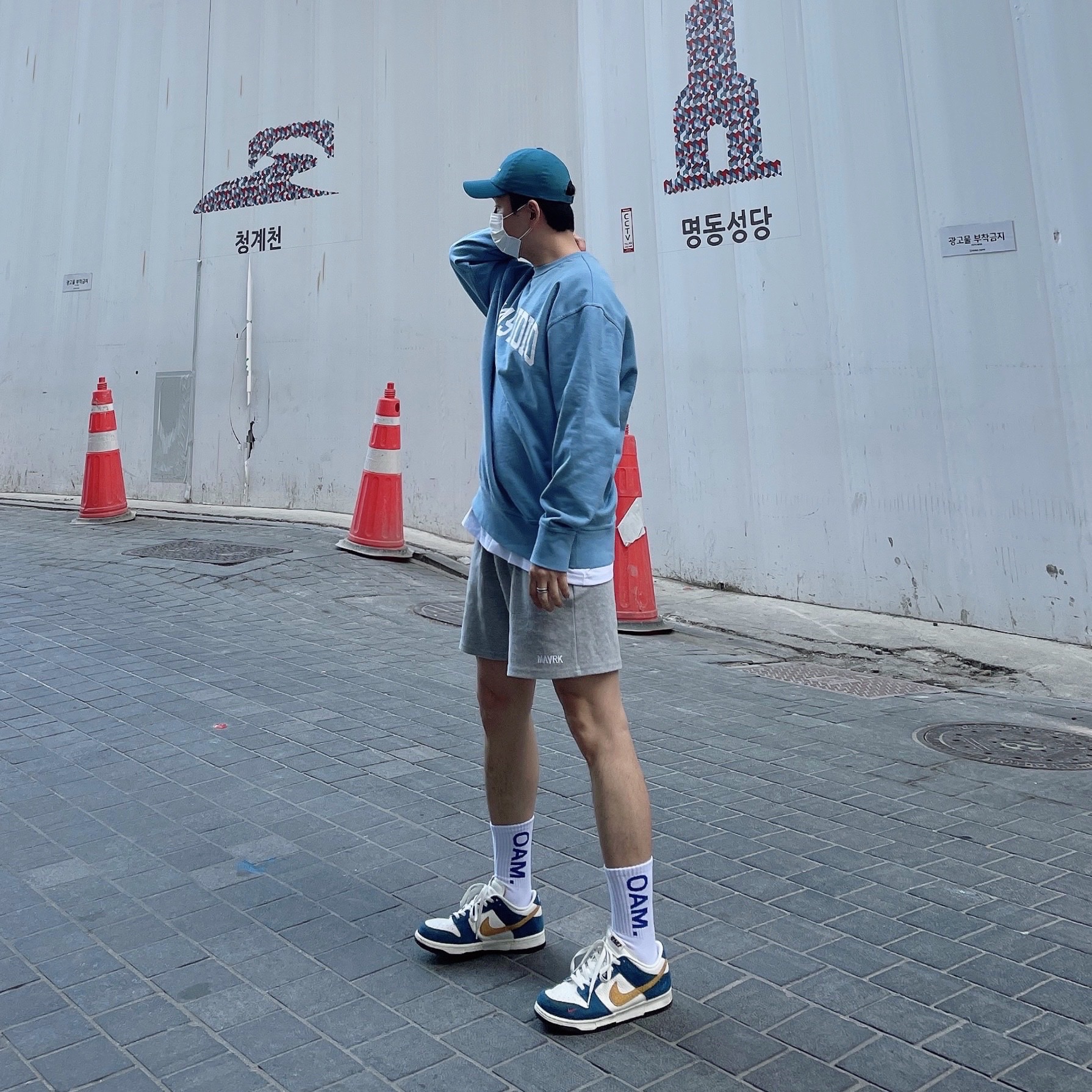 Nike x Kasina Dunk Low 80's Bus 착용 스타일 - 2