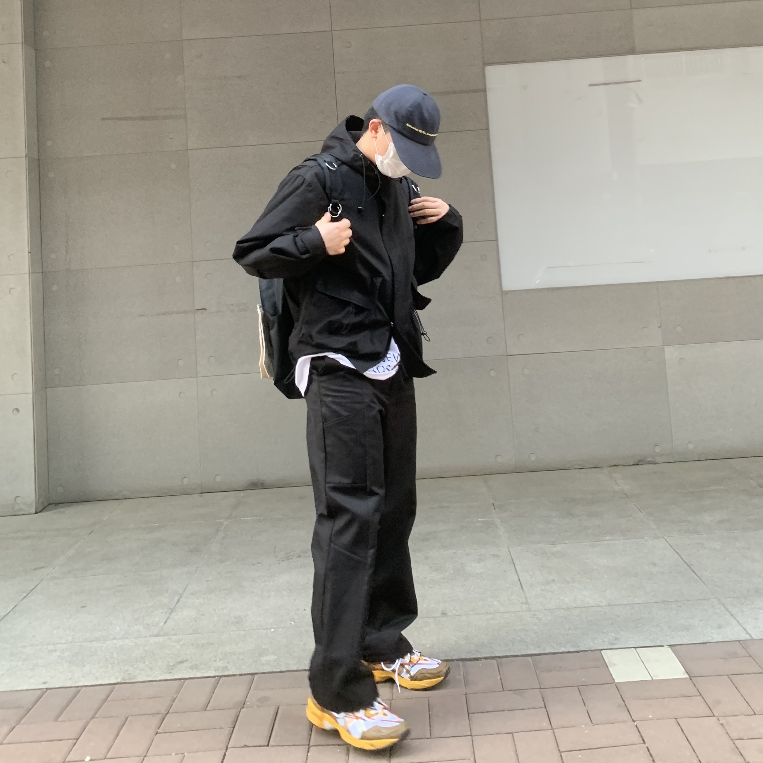 Asics x Andersson Bell Gel-1090 White Orange 착용 스타일 - 1