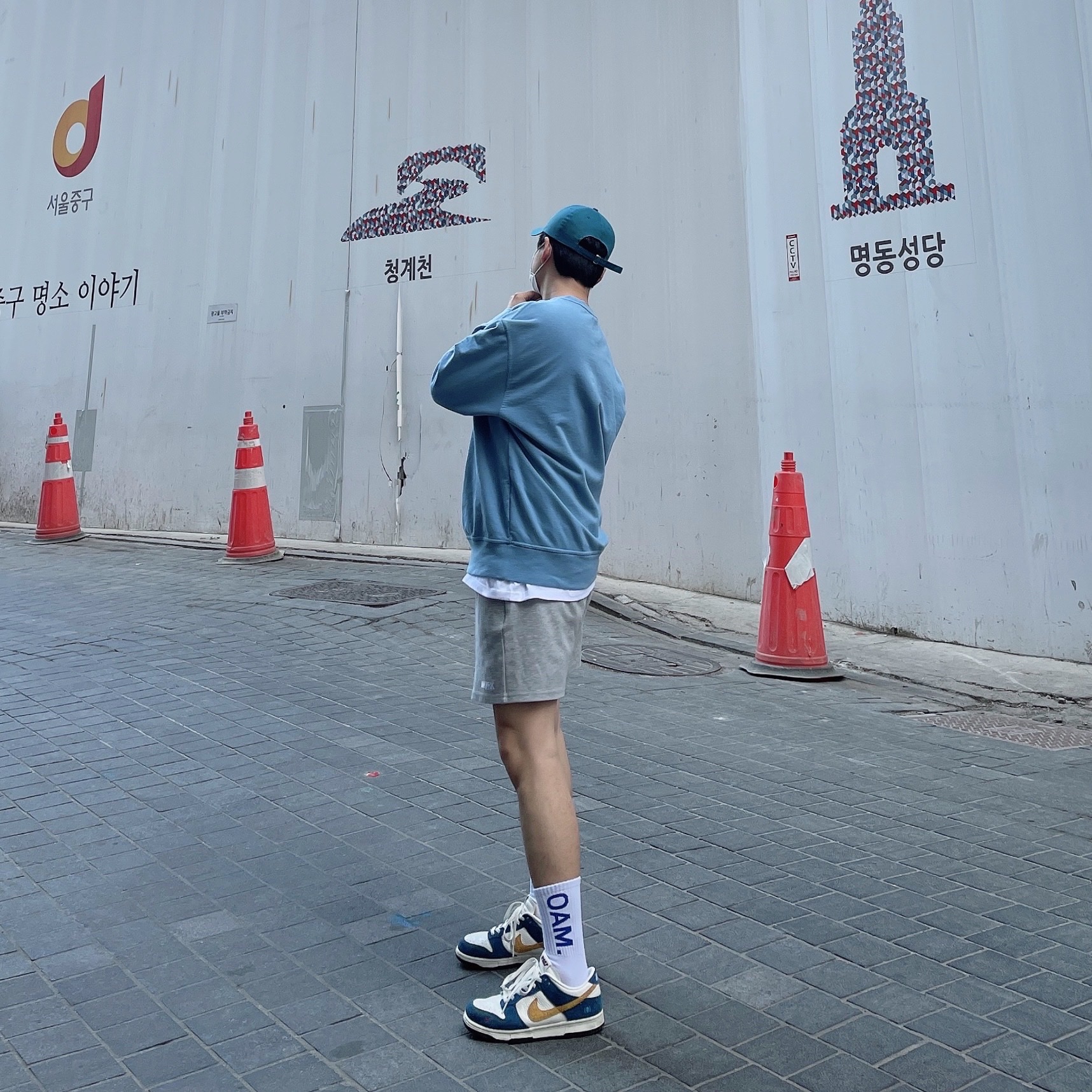 Nike x Kasina Dunk Low 80's Bus 착용 스타일 - 3