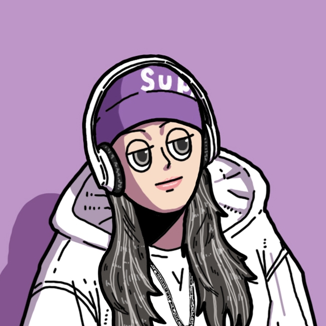 Supreme Big Logo Beanie Purple - 20FW, (W) Nike Dunk High SP Varsity Purple 착용 스타일 - 2