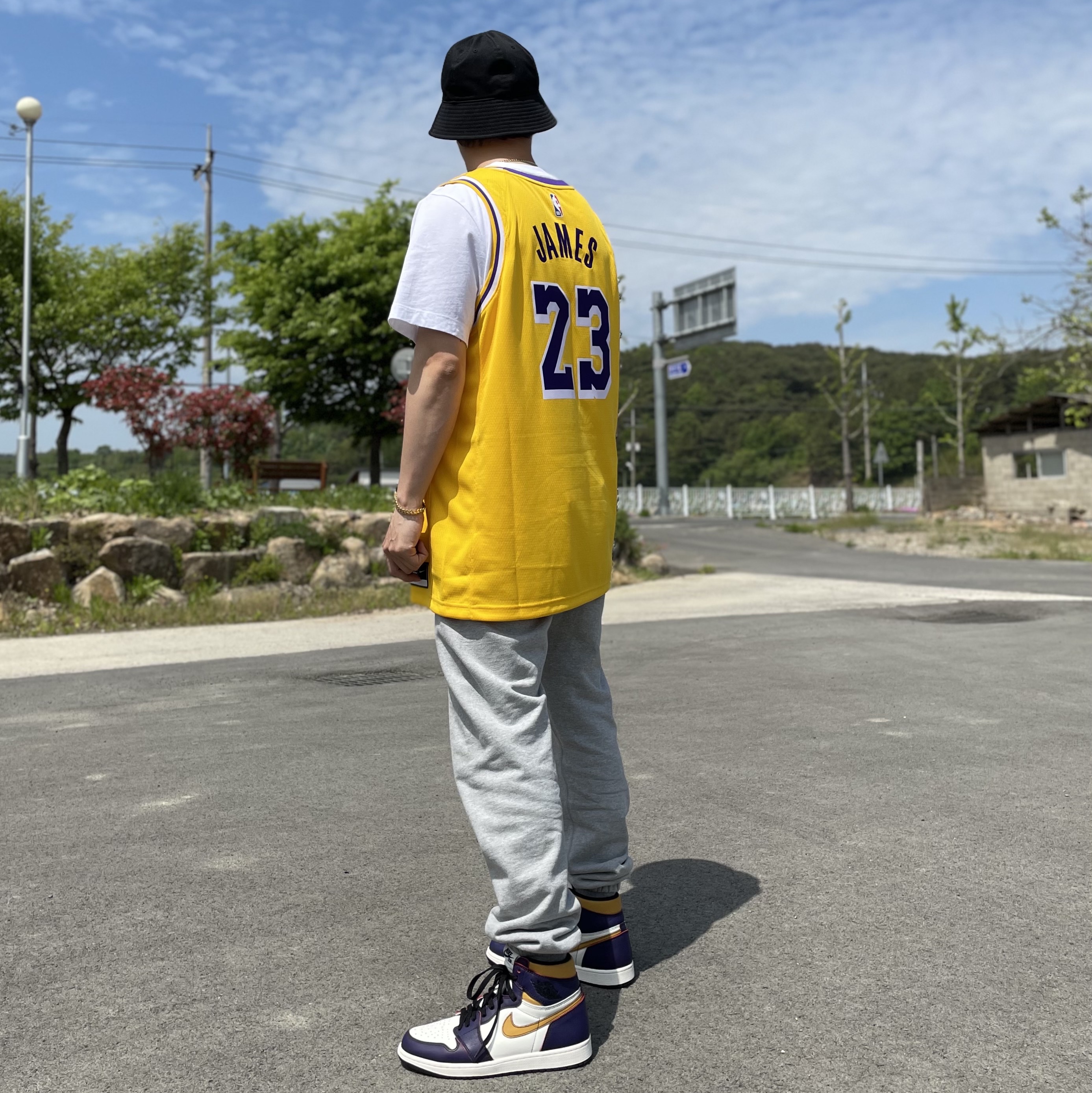 Jordan 1 Retro High OG Defiant SB LA to Chicago 착용 스타일